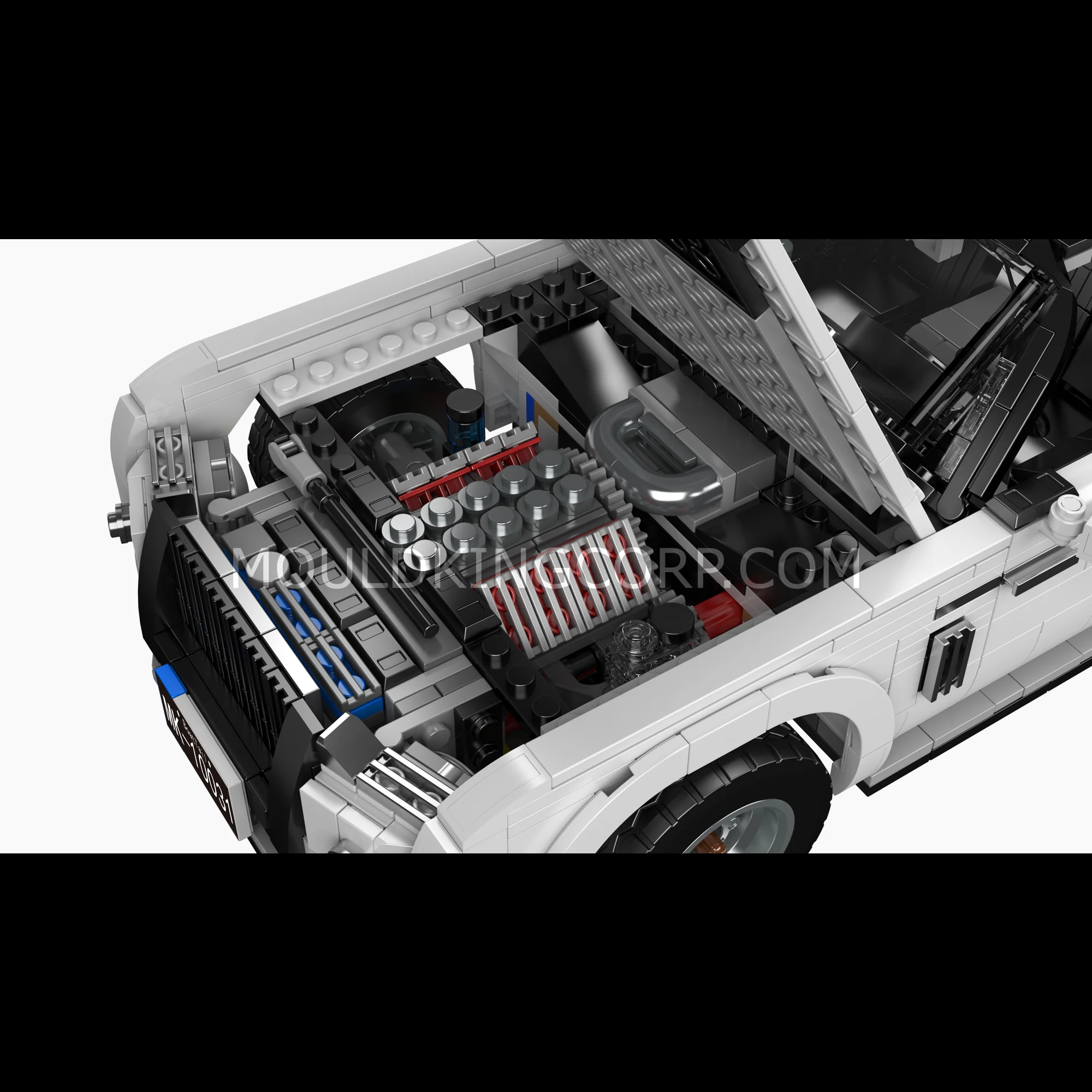 Mould King 10031 Wraith Luxury British Droptop Building Set | 1,603 Pcs - Image 4