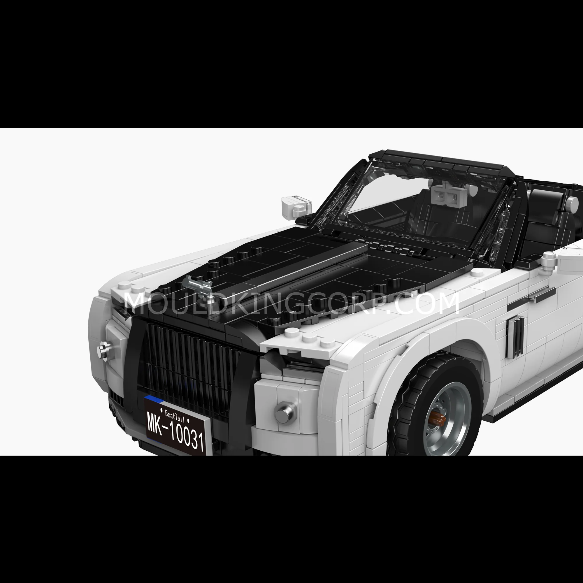 Mould King 10031 Wraith Luxury British Droptop Building Set | 1,603 Pcs - Image 5