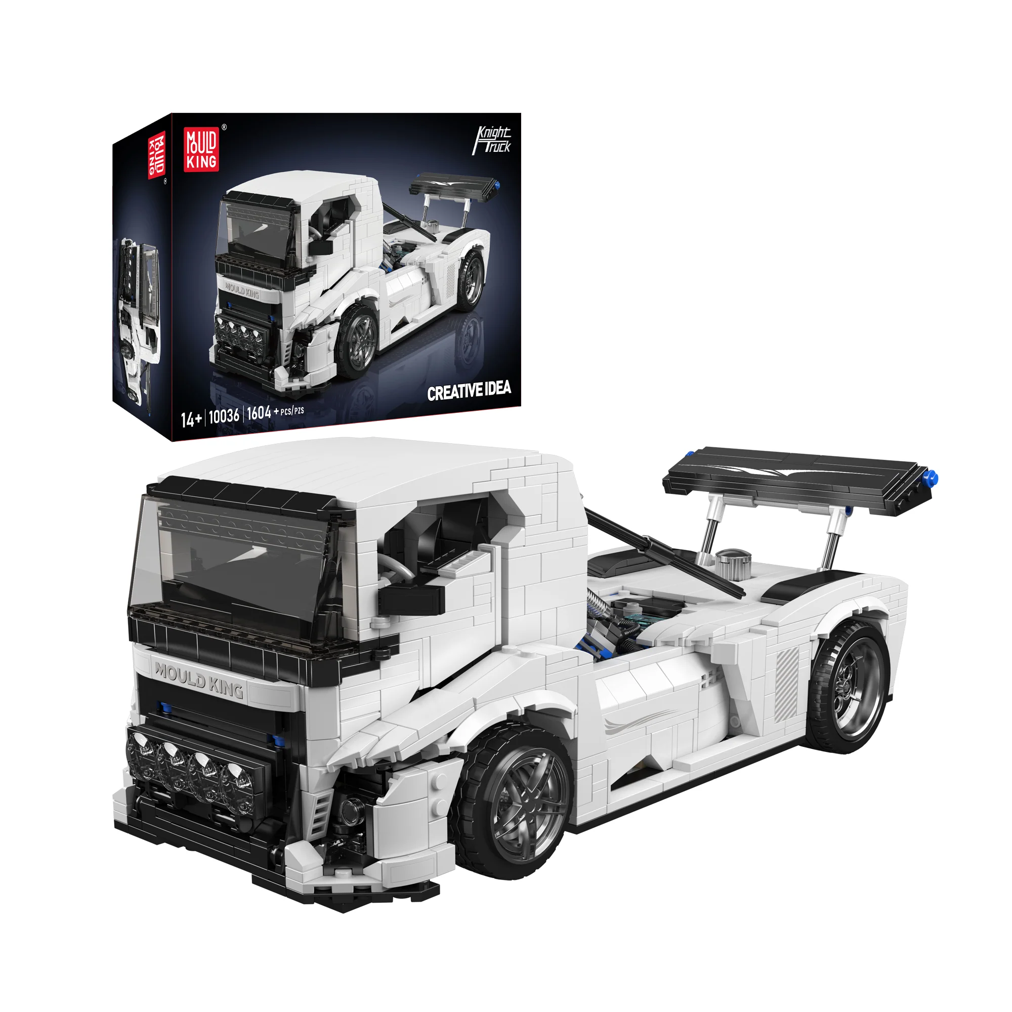 Mould King 10036 Racing Truck Model Building Set | 1,604 Pcs