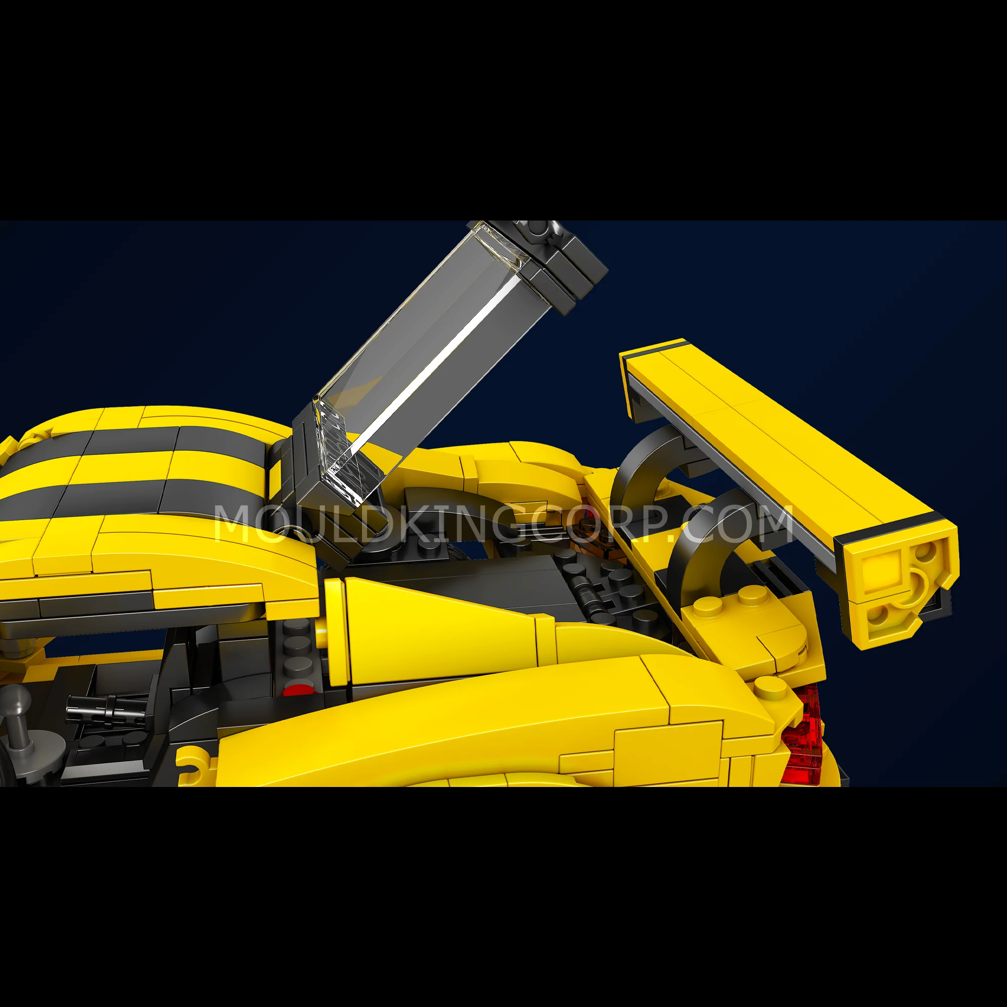 Mould King 10046S D. Viper Sports Car Building Set | 1,373 Pcs - Image 4