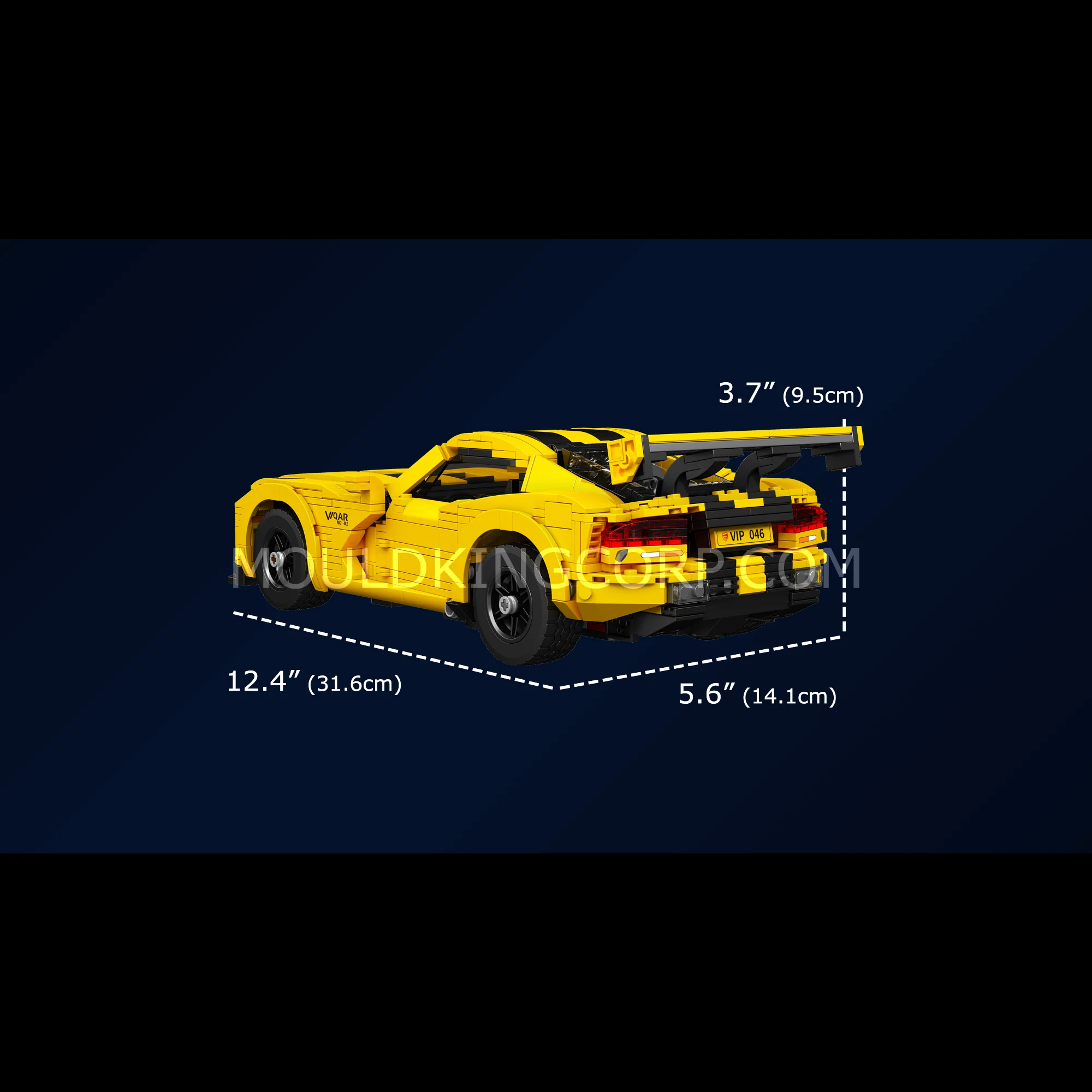 Mould King 10046S D. Viper Sports Car Building Set | 1,373 Pcs - Image 6