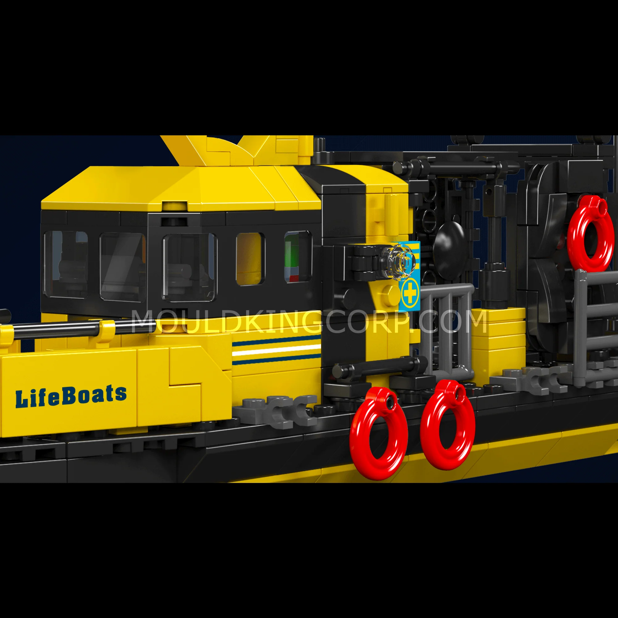 Mould King 10080 Norwegian Multi-functional Lifeboat Building Set | 462 Pcs - Image 5