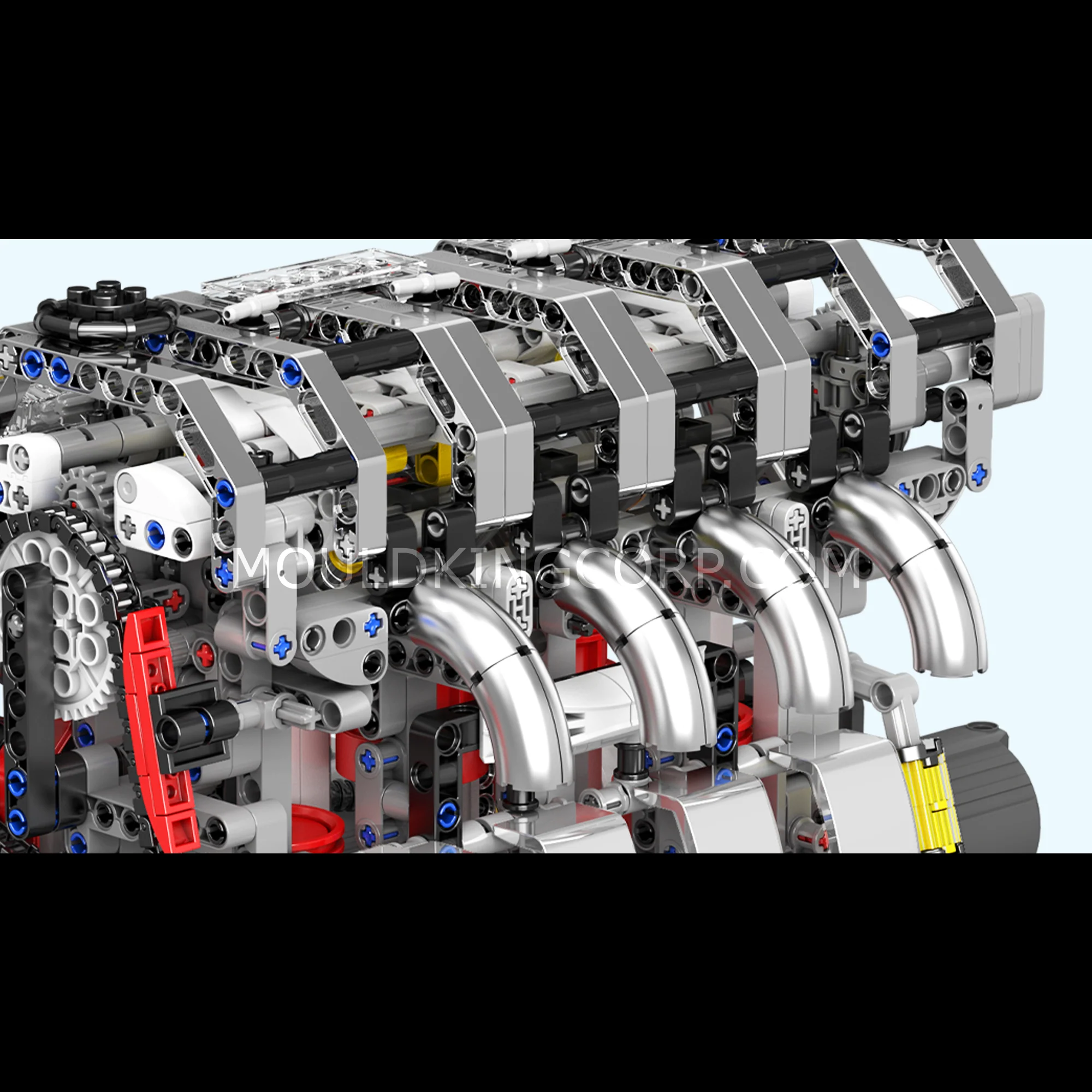 Mould King 10087 Motorised L4 Gasoline Engine Building Set | 1,787 Pcs - Image 2