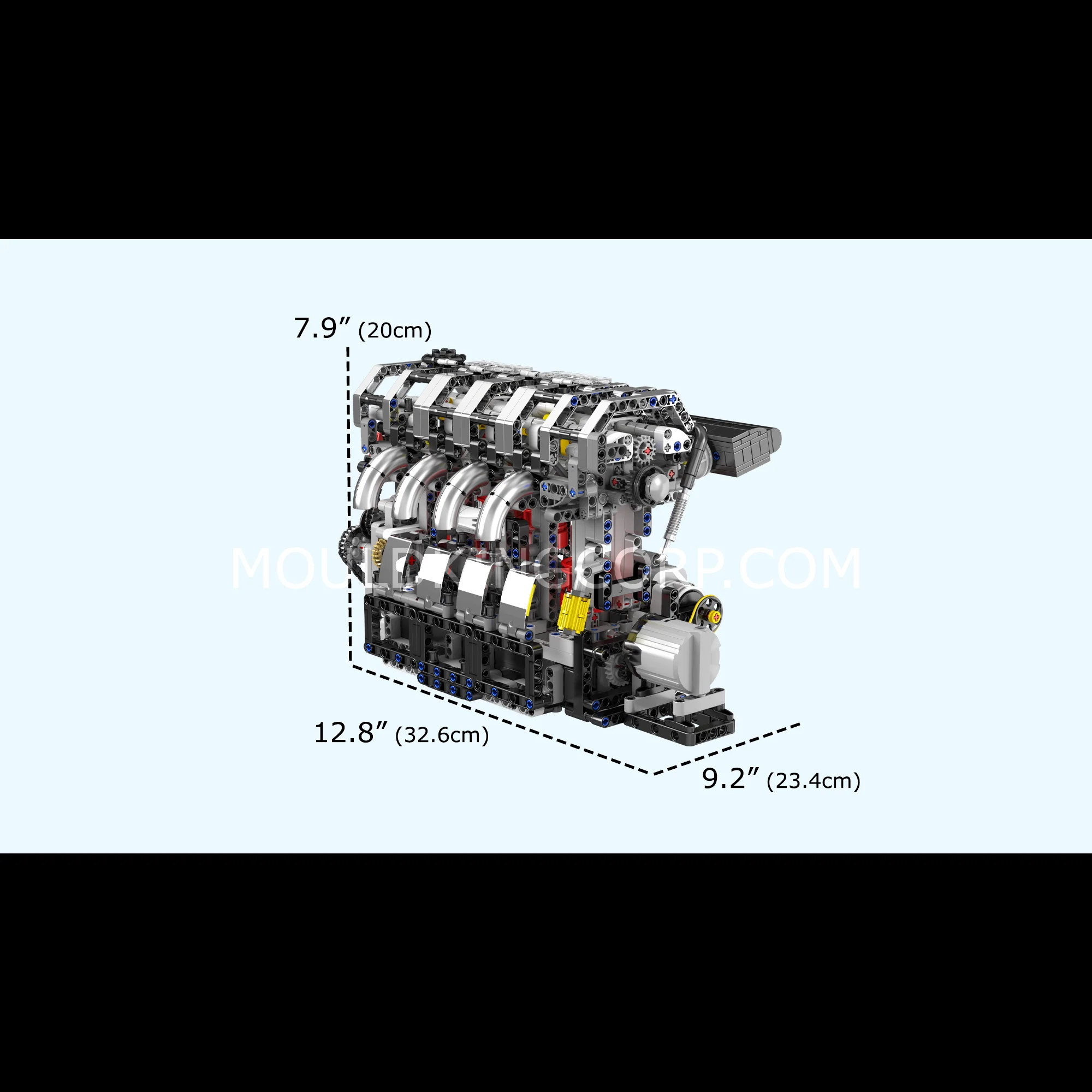 Mould King 10087 Motorised L4 Gasoline Engine Building Set | 1,787 Pcs - Image 6