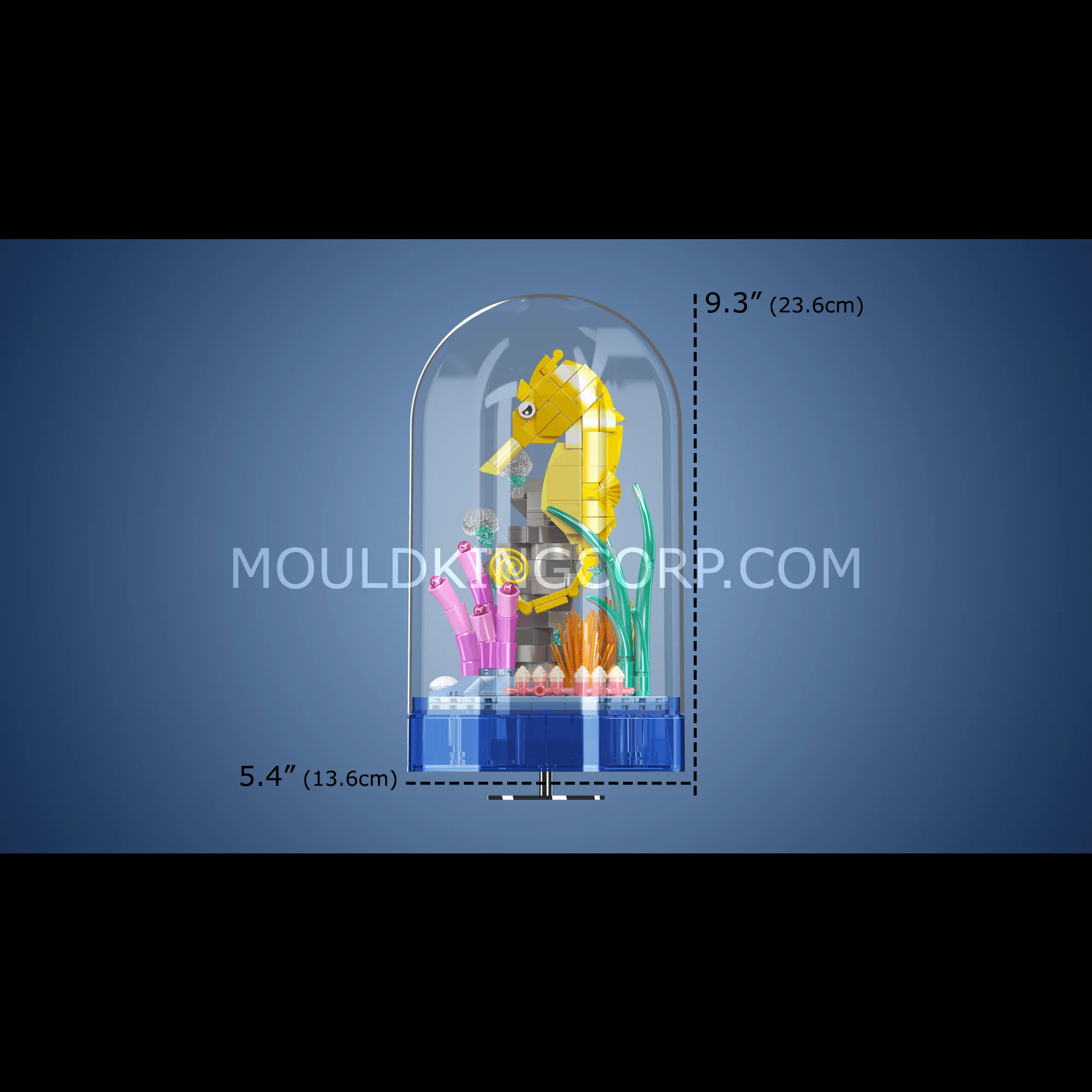 Mould King 10100 Seahorse Music Box Building Block Set | 424 Pcs - Image 6