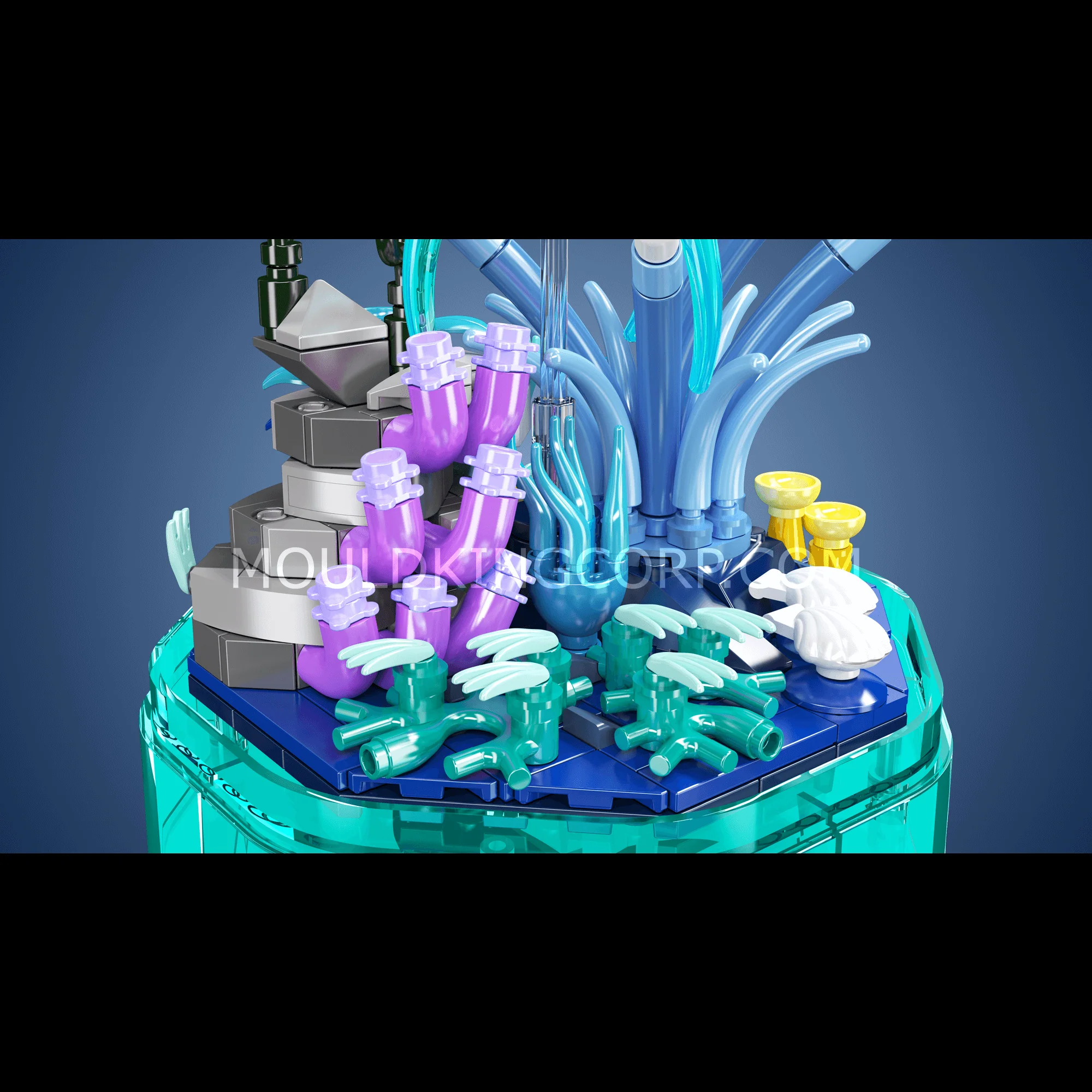 Mould King 10101 Jellyfish Music Box Building Block Set | 405 Pcs - Image 3