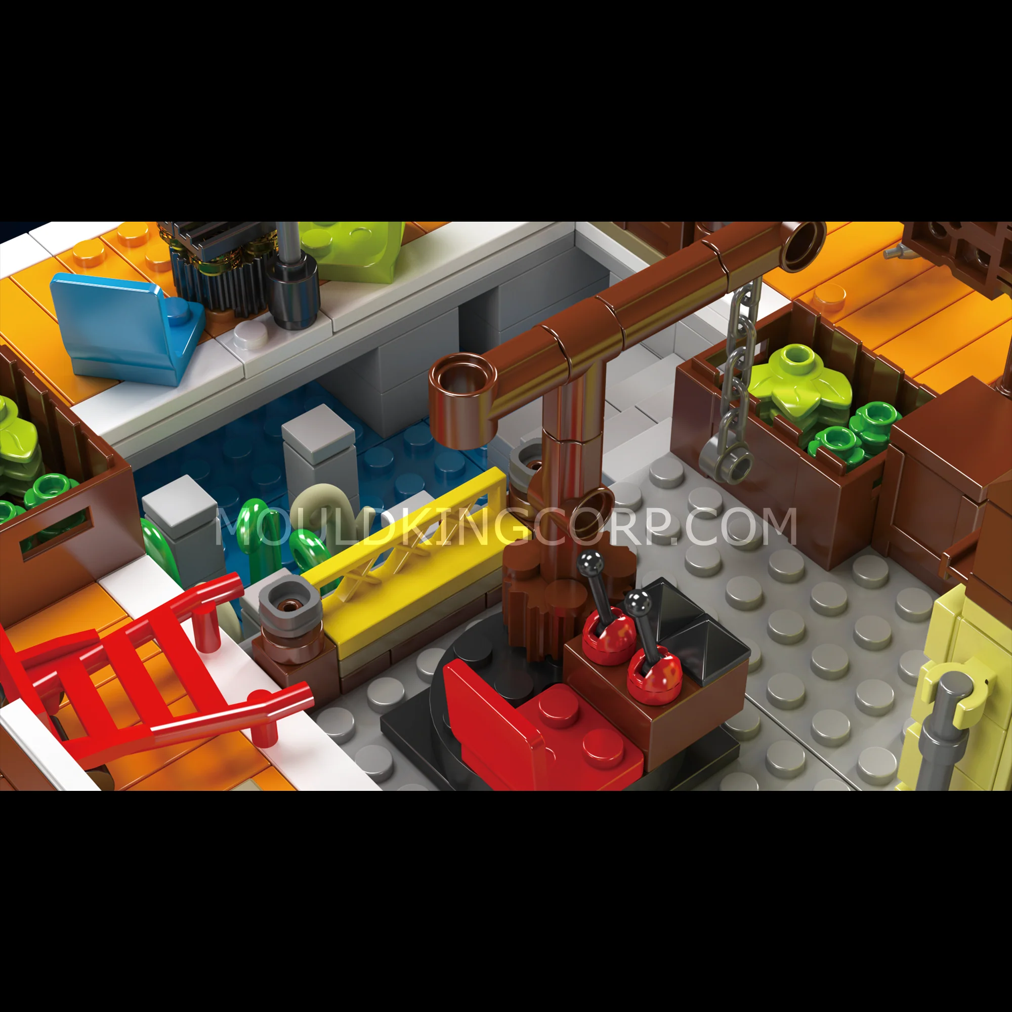 Mould King 10109 Dockside Loading and Unloading Block Set | 821 Pcs - Image 2
