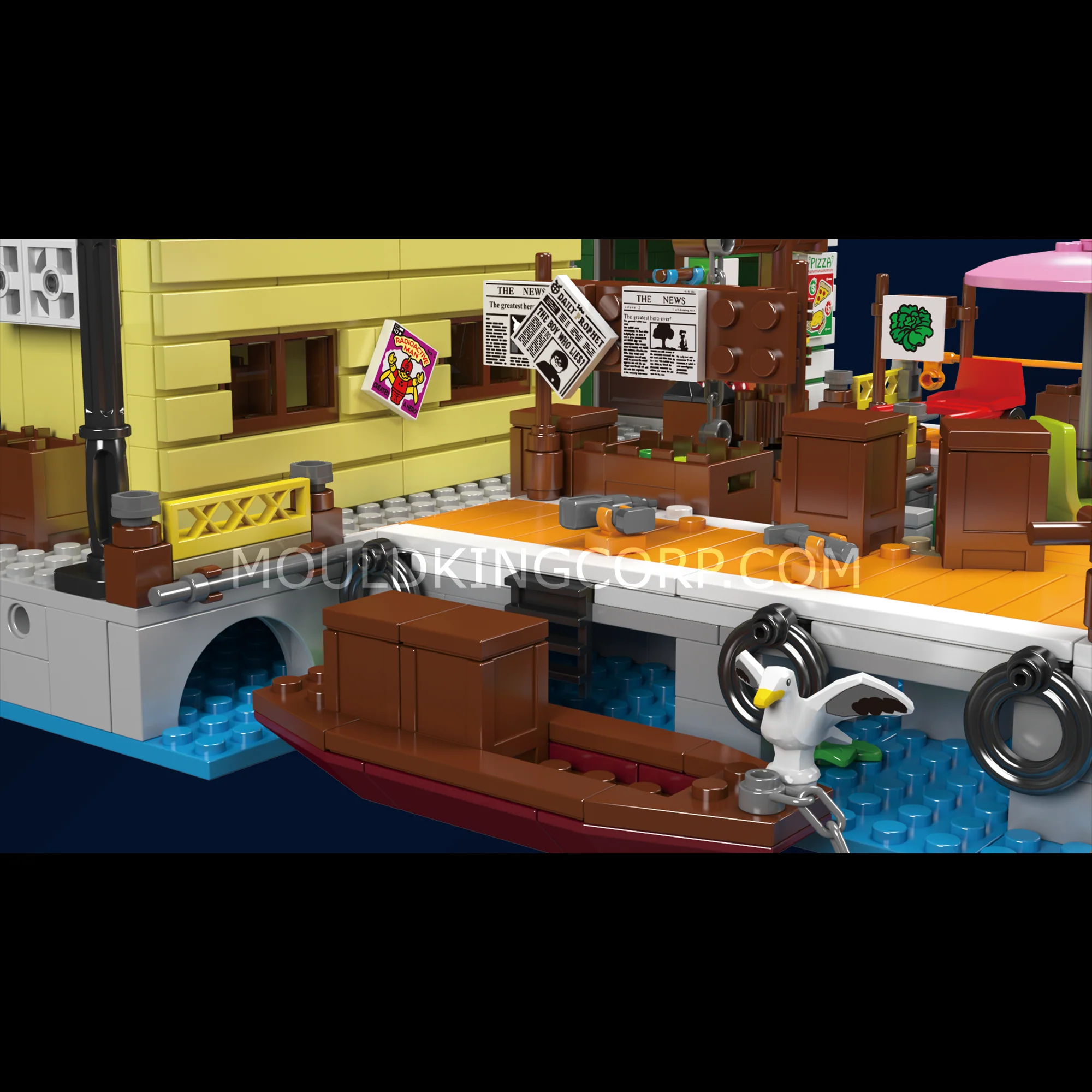 Mould King 10109 Dockside Loading and Unloading Block Set | 821 Pcs - Image 5