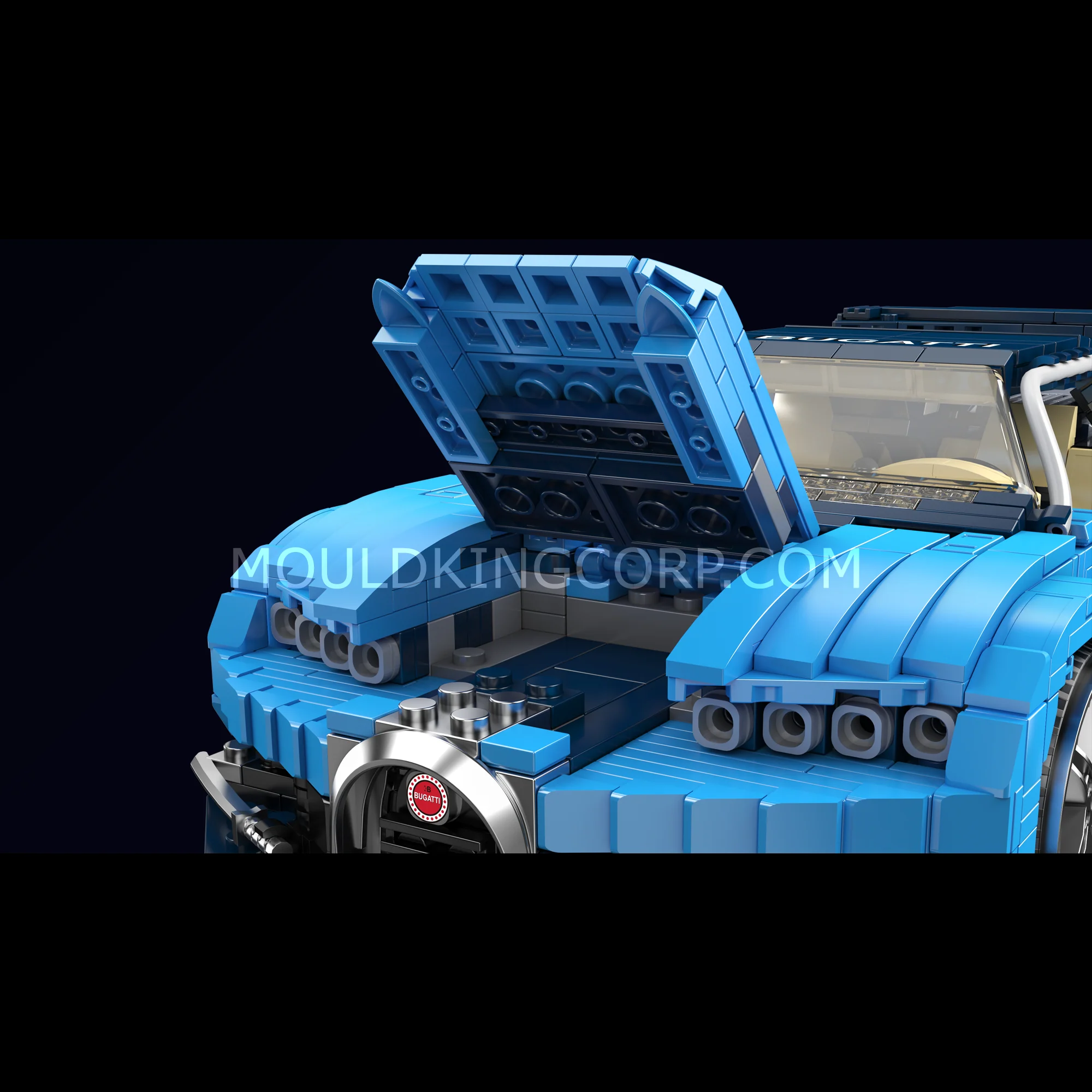 Mould King 10111 Kai-Ronn Car Model Building Set | 1,222 Pcs - Image 3