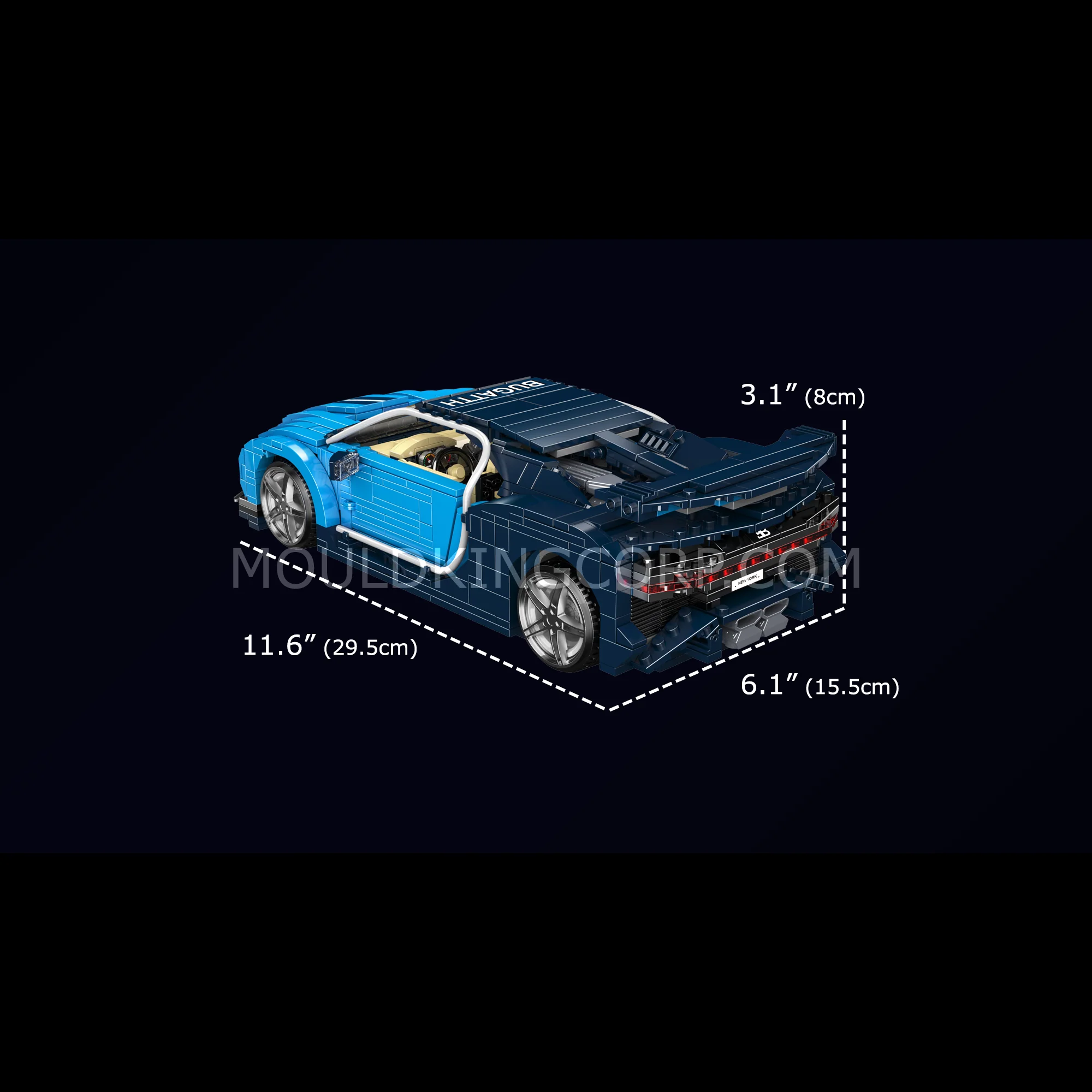 Mould King 10111 Kai-Ronn Car Model Building Set | 1,222 Pcs - Image 6