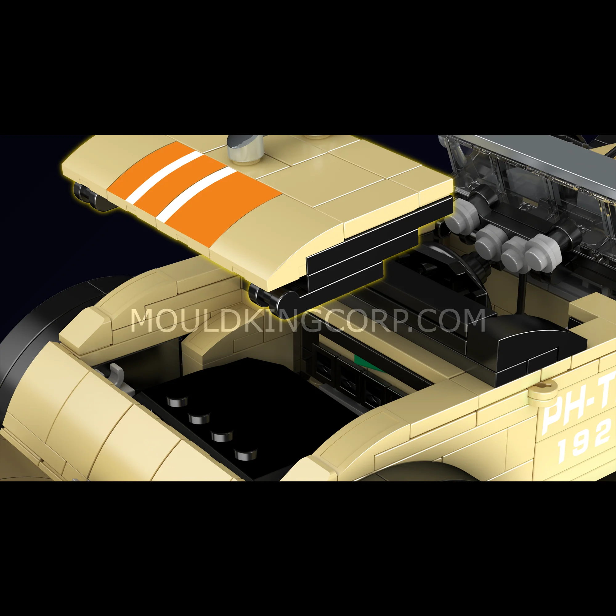 Mould King 10115 Phantom Vintage Car Model Building Set | 897 Pcs - Image 3