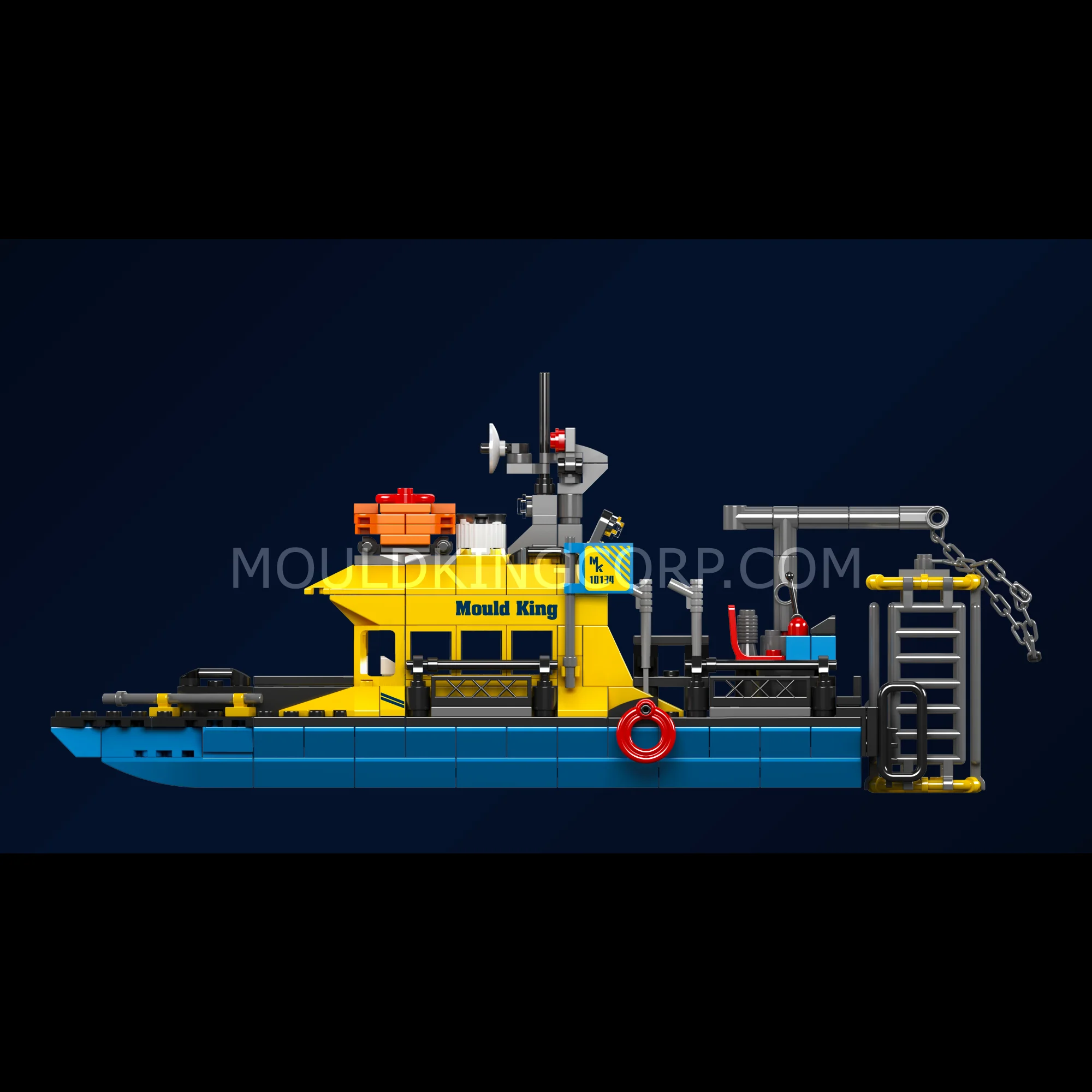 Mould King 10134 Mini Underwater Exploration Ship Building Set | 380 Pcs - Image 4