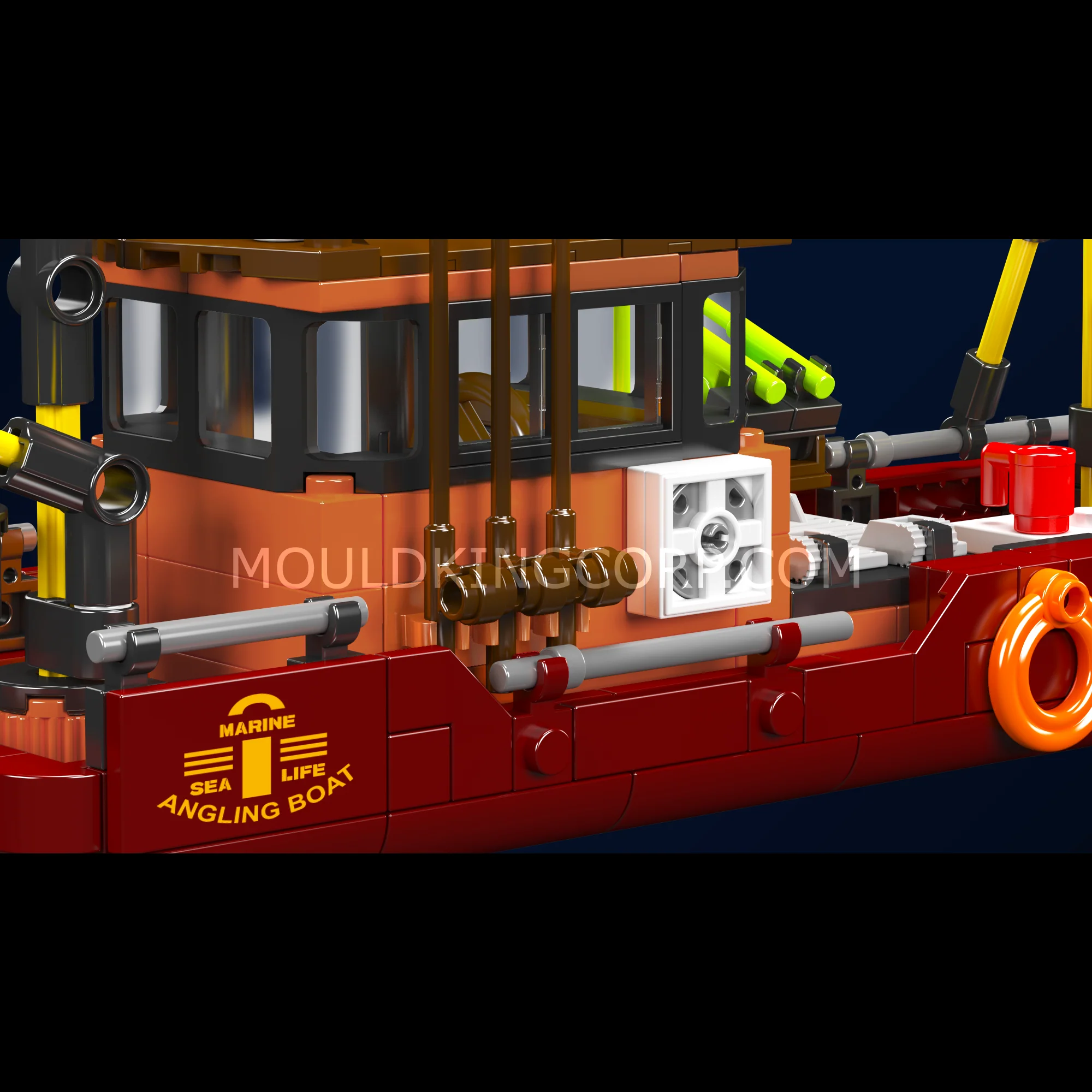 Mould King 10135 Angling Boat Building Set | 403 Pcs - Image 5