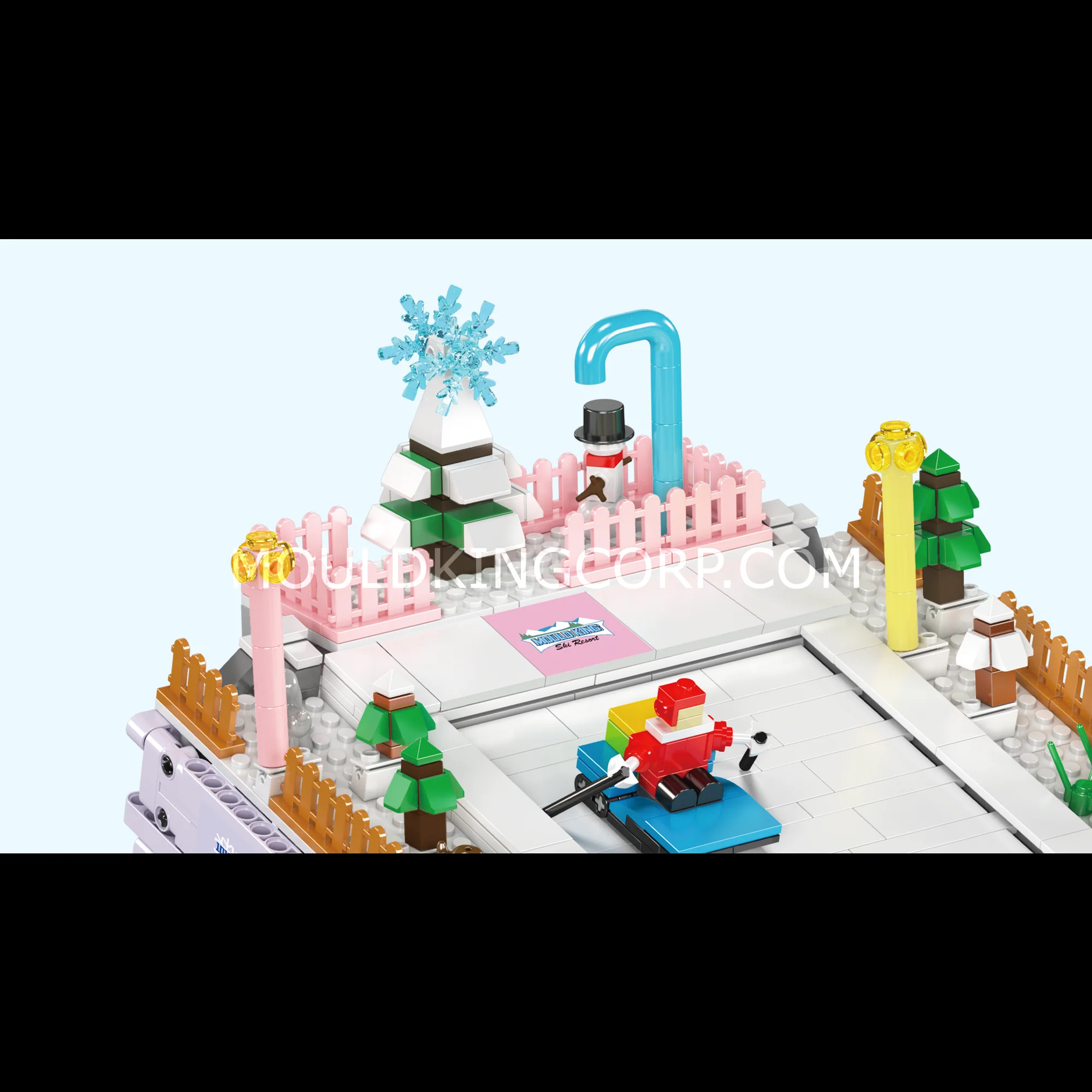 Mould King 10158 Ski Resort Building Set | 2,181 Pcs - Image 4