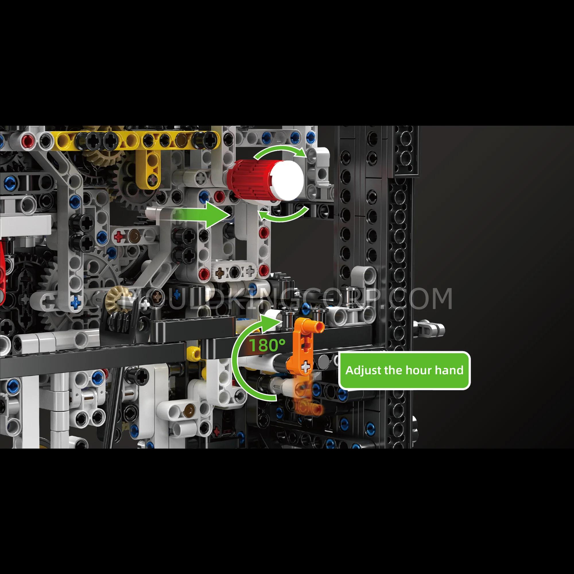 Mould King 10159 Cyberpunk Mechanical Clock Building Set | 3,181 Pcs - Image 5