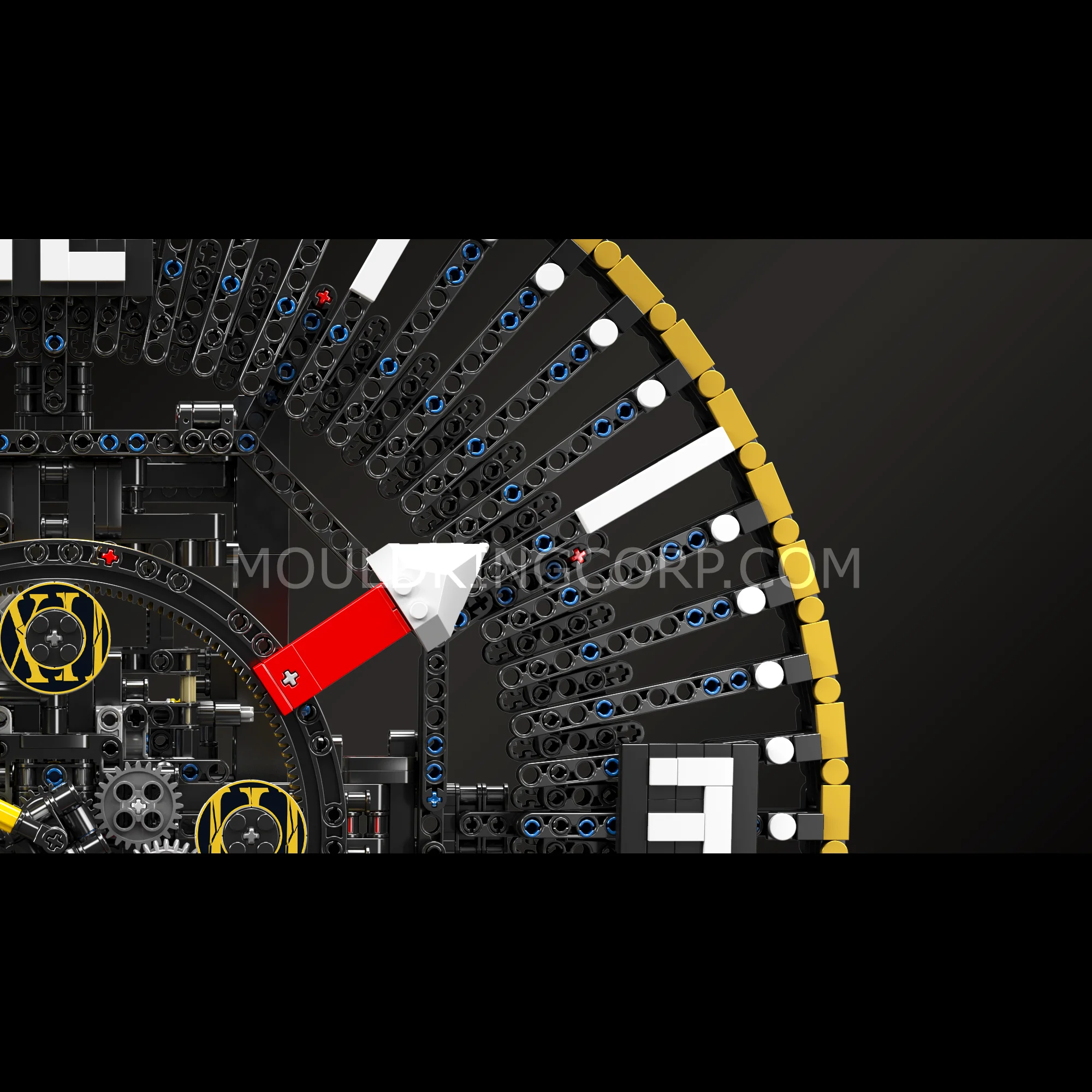 Mould King 10160 Motorized Mechanical Gear Clock Building Set | 3,675 Pcs - Image 2