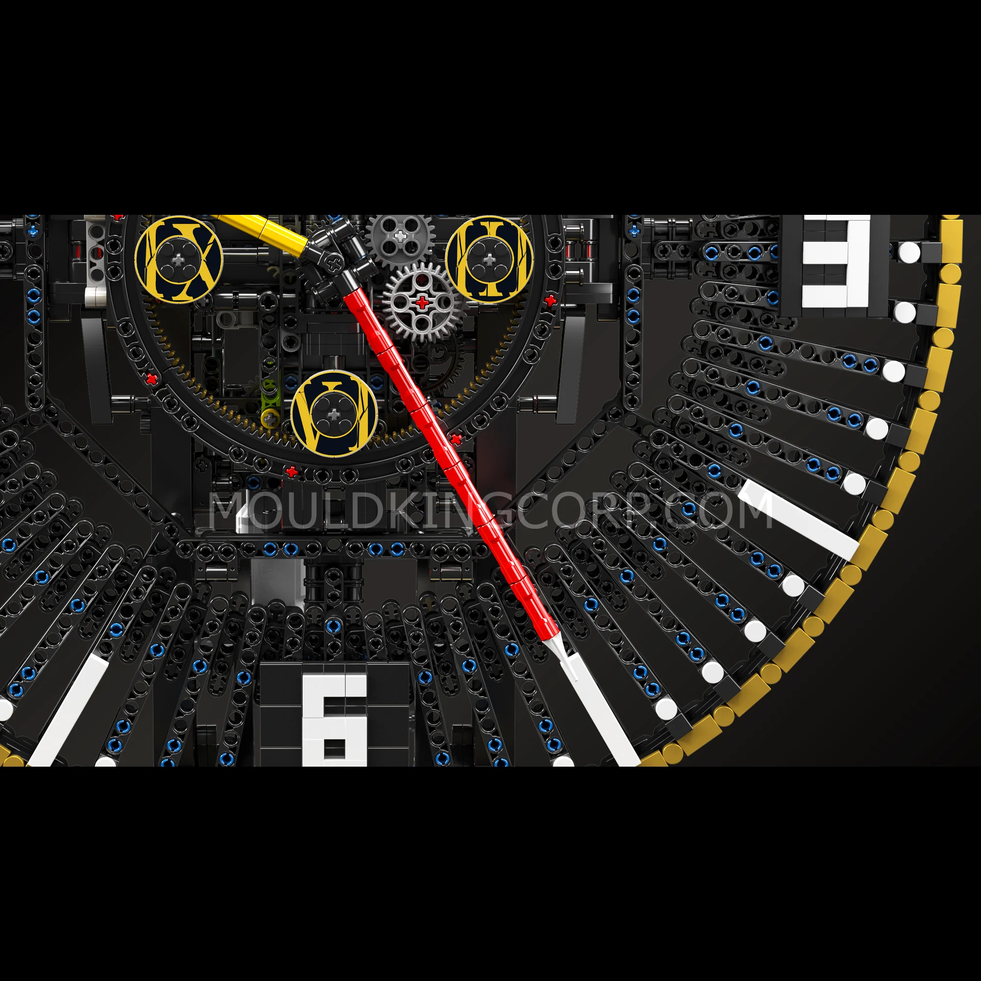 Mould King 10160 Motorized Mechanical Gear Clock Building Set | 3,675 Pcs - Image 4