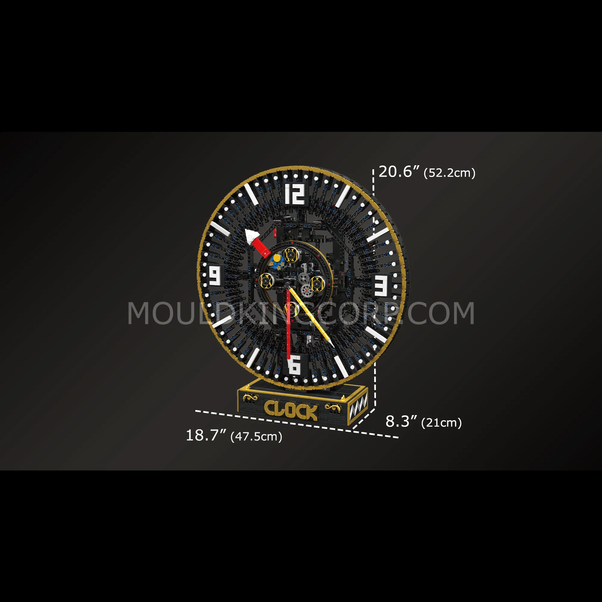 Mould King 10160 Motorized Mechanical Gear Clock Building Set | 3,675 Pcs - Image 6