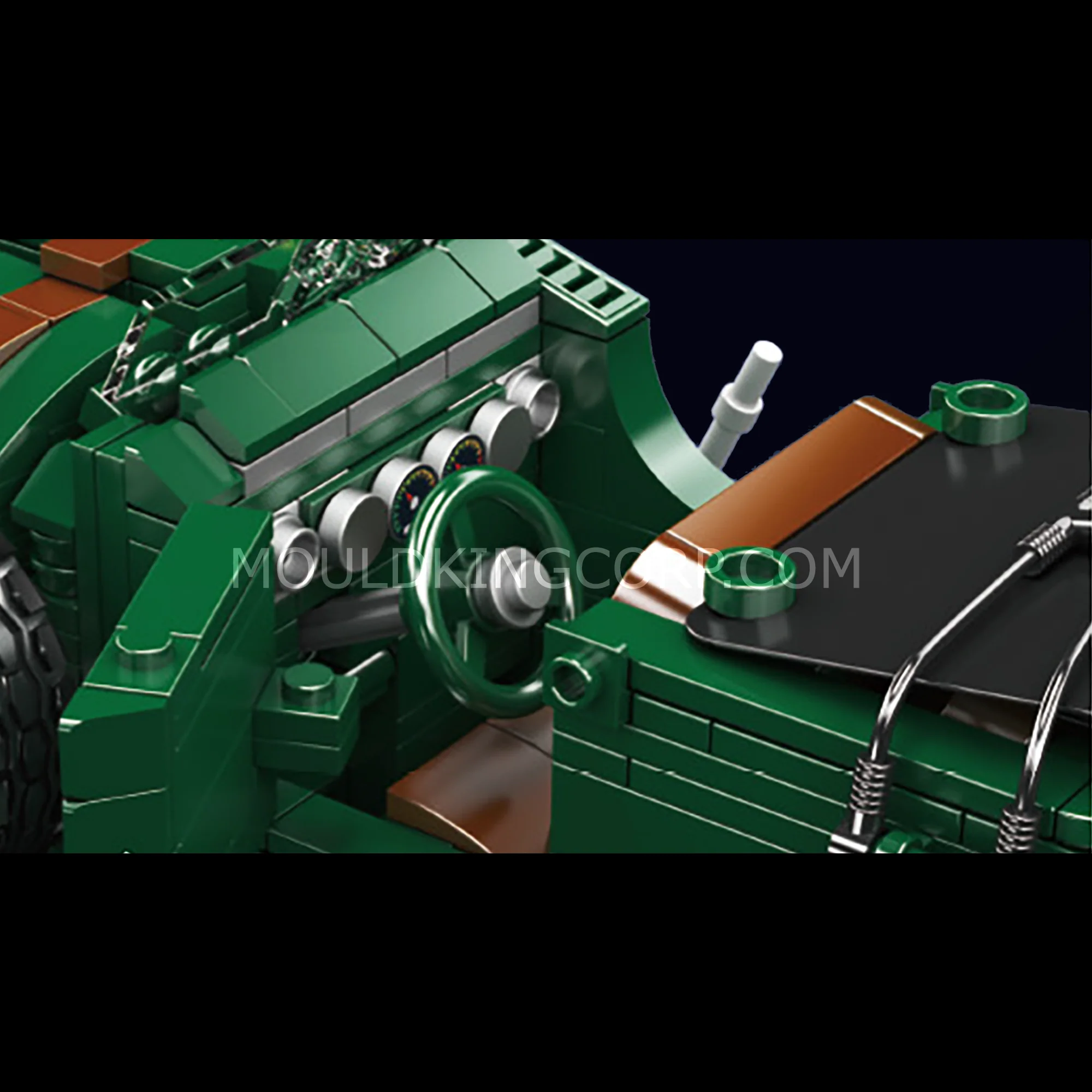 Mould King 10166 Classic Blower Vintage Car Model Building Set | 1,147 Pcs - Image 2