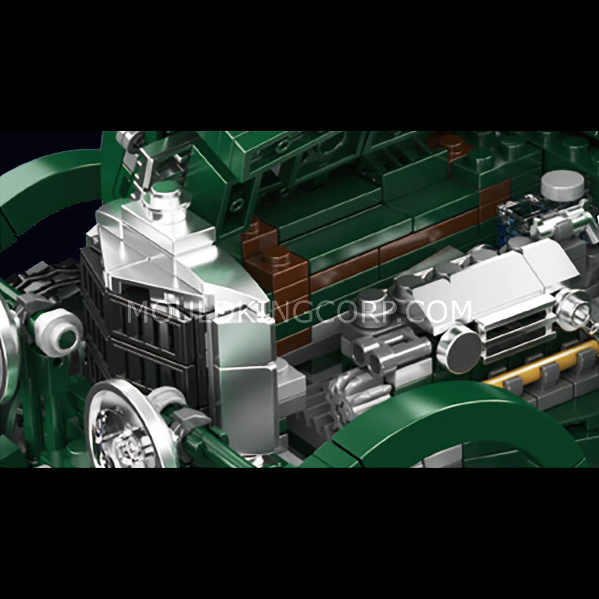 Mould King 10166 Classic Blower Vintage Car Model Building Set | 1,147 Pcs - Image 3