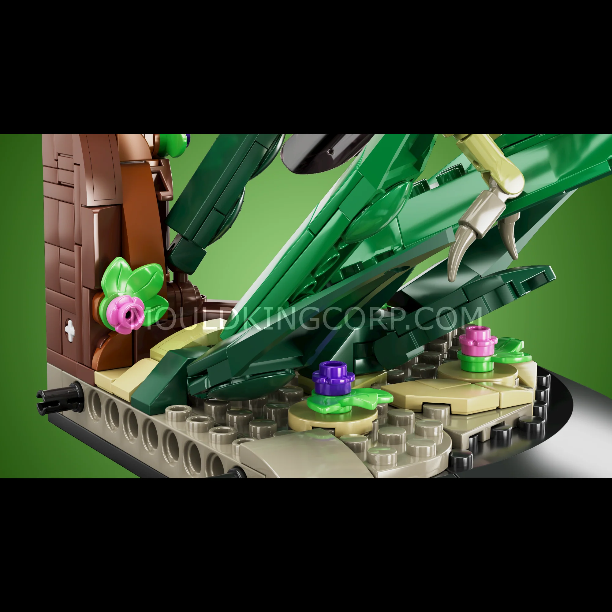 Mould King 10175 Creative Grasshopper Ambush Scene Building Set | 408 Pcs - Image 3