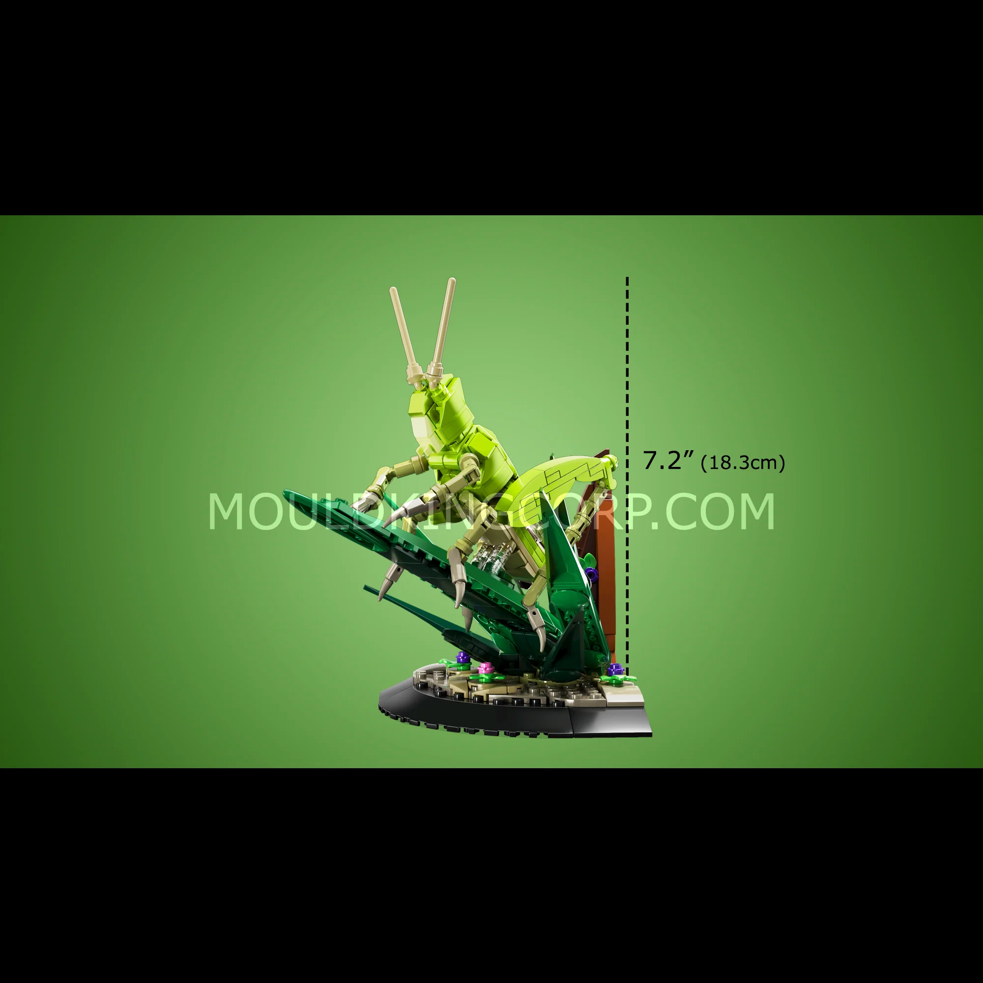 Mould King 10175 Creative Grasshopper Ambush Scene Building Set | 408 Pcs - Image 4