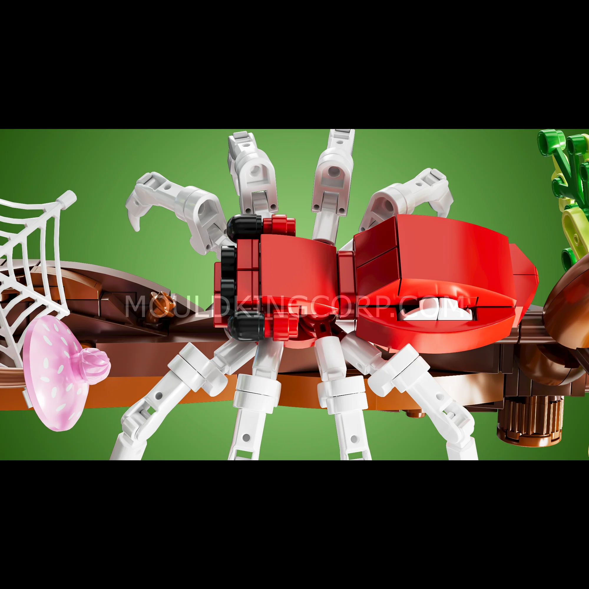 Mould King 10178 Creative Insect Spider on the Web Series Building Set | 407 Pcs - Image 2