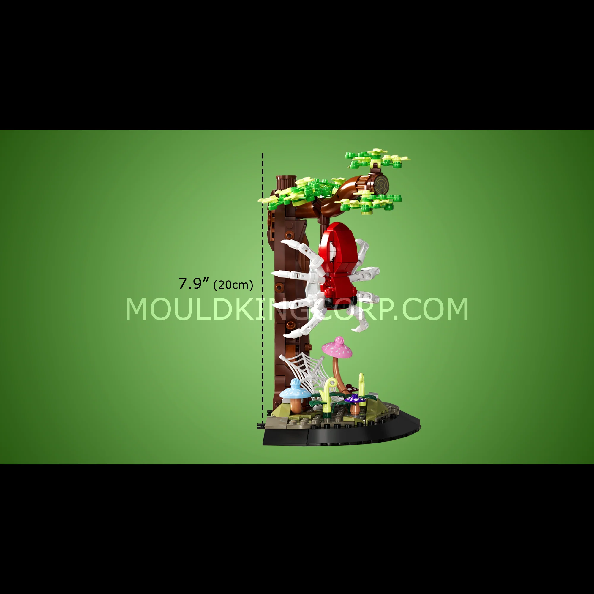 Mould King 10178 Creative Insect Spider on the Web Series Building Set | 407 Pcs - Image 4
