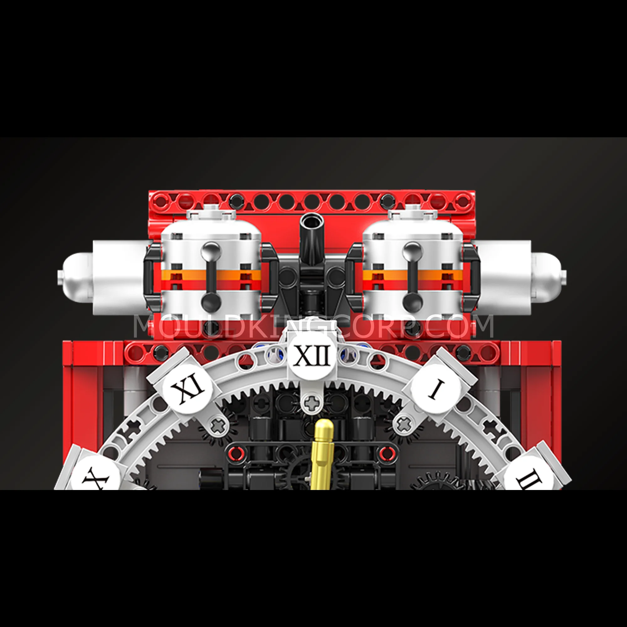 Mould King 10187 Cyberpunk Mechanical Clock Building Set | 1,601 Pcs - Image 2