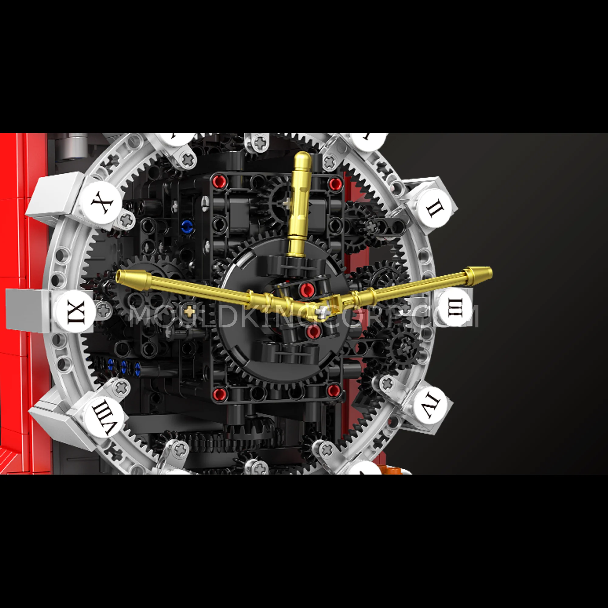 Mould King 10187 Cyberpunk Mechanical Clock Building Set | 1,601 Pcs - Image 3
