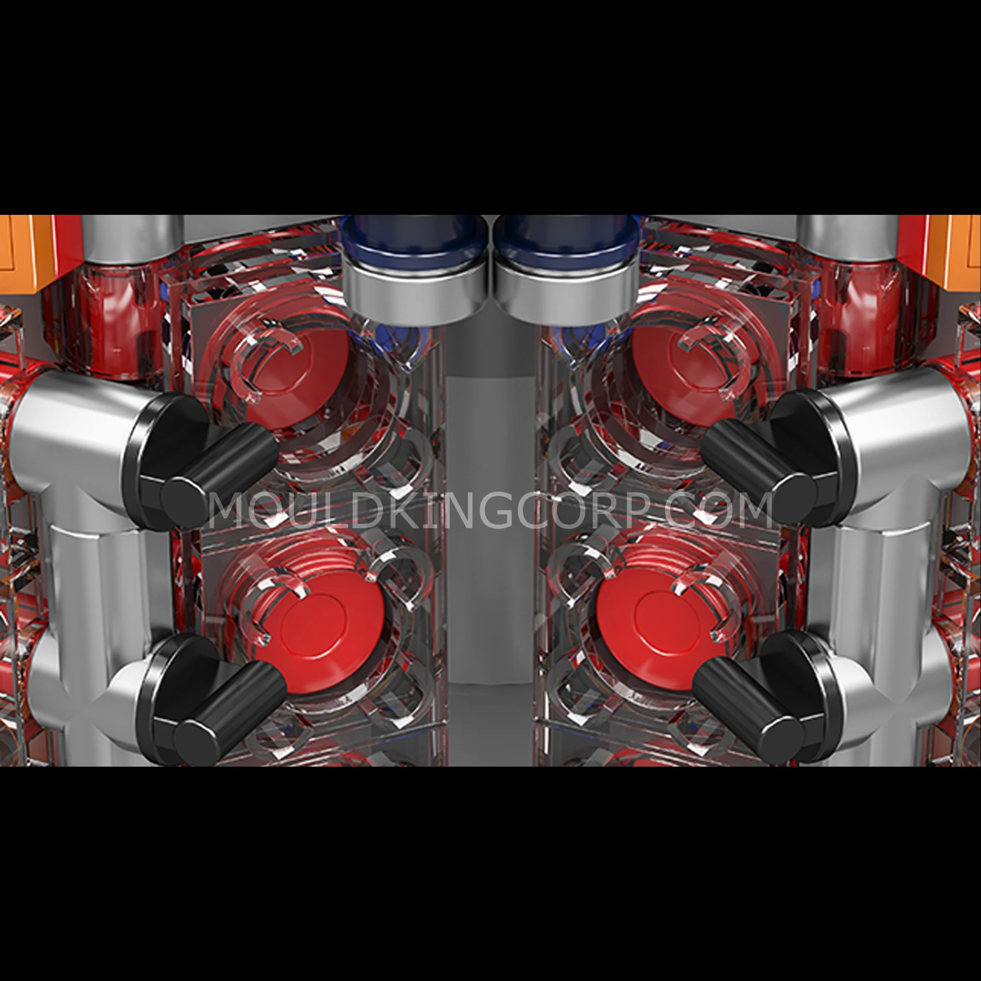 Mould King 10187 Cyberpunk Mechanical Clock Building Set | 1,601 Pcs - Image 4