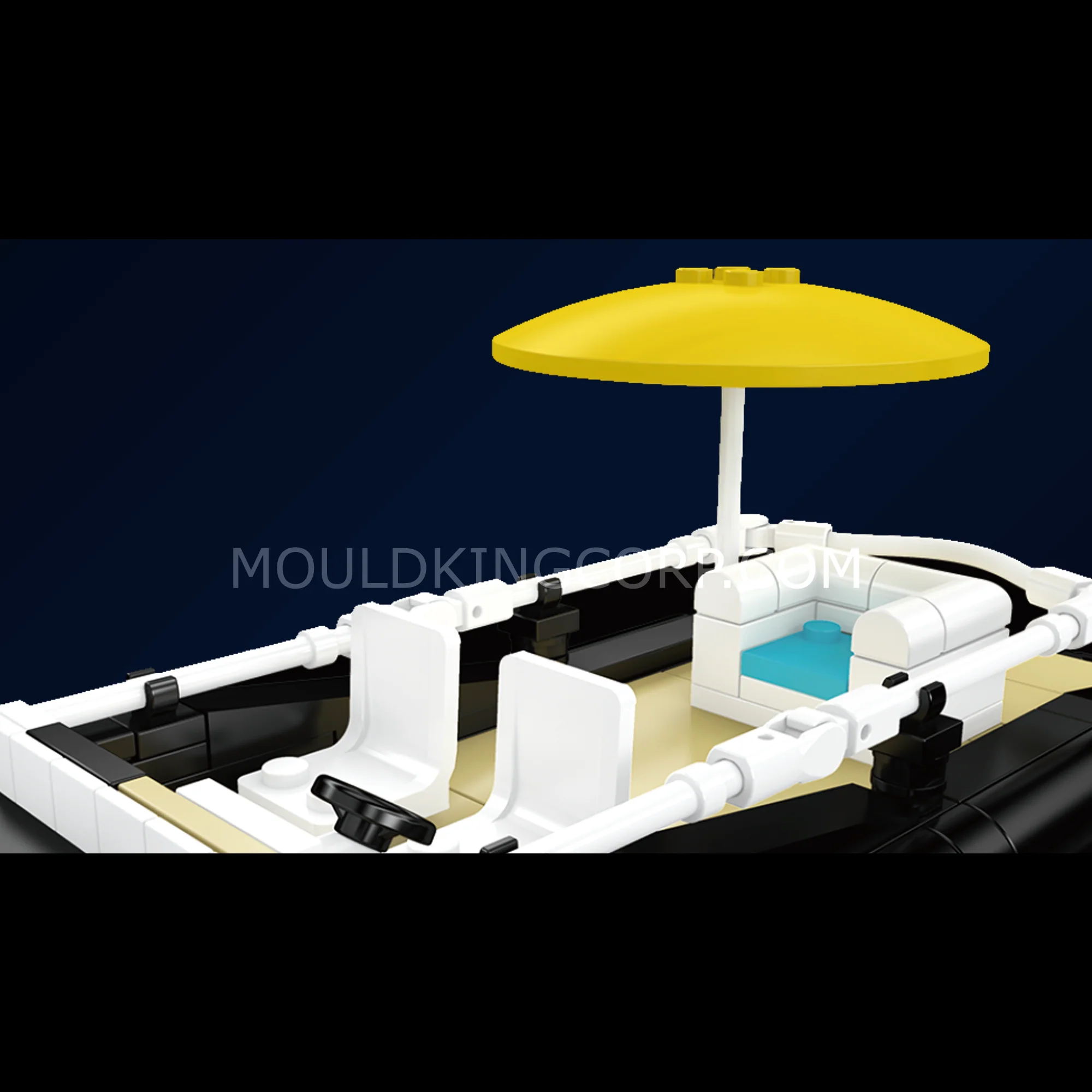 Mould King 10197 The Turquoise Luxury Cruiser Building Set | 850 Pcs - Image 2