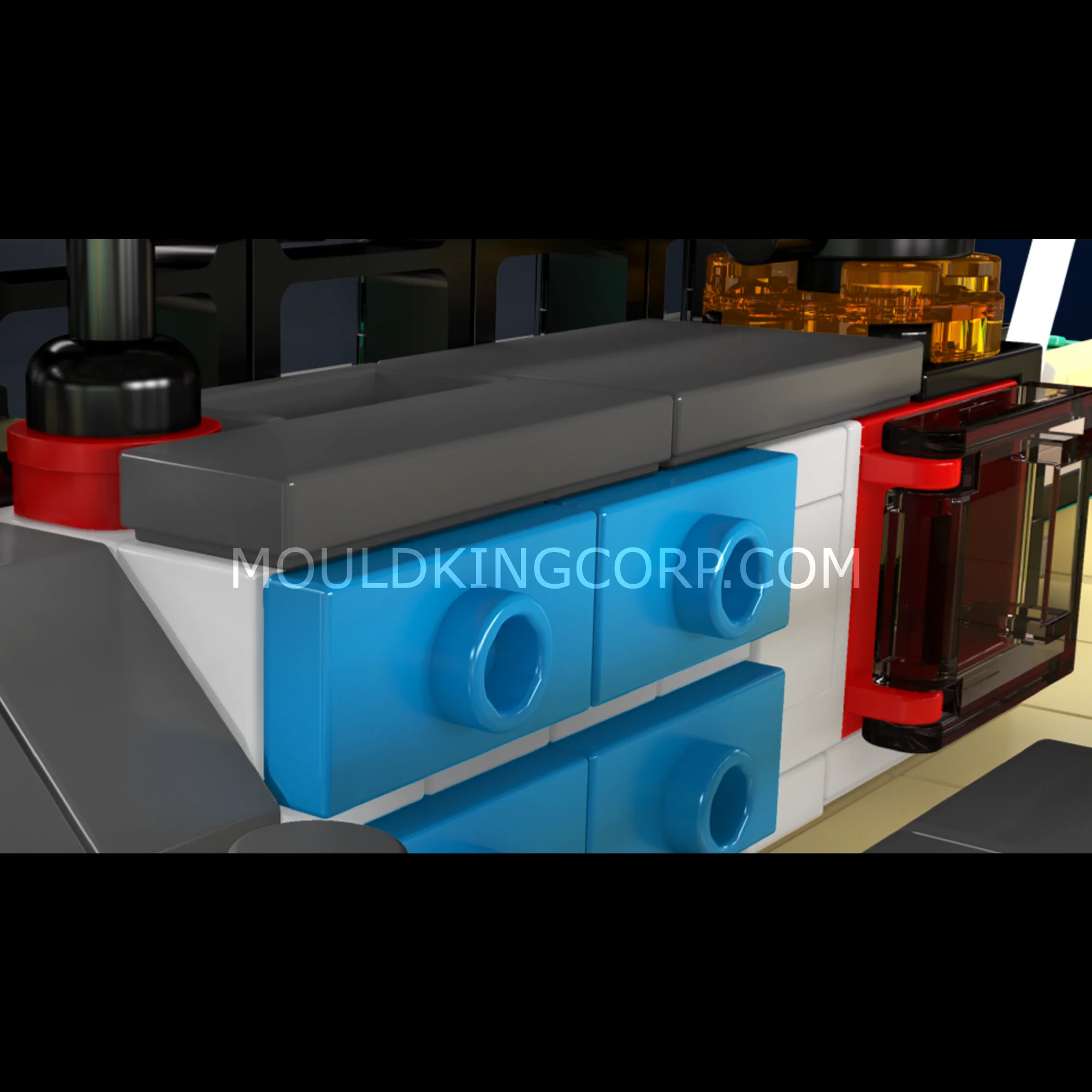 Mould King 10197 The Turquoise Luxury Cruiser Building Set | 850 Pcs - Image 4