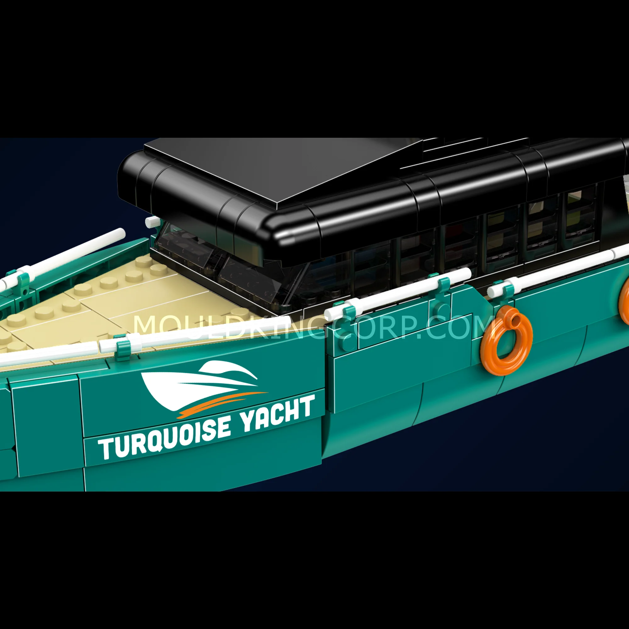 Mould King 10197 The Turquoise Luxury Cruiser Building Set | 850 Pcs - Image 5