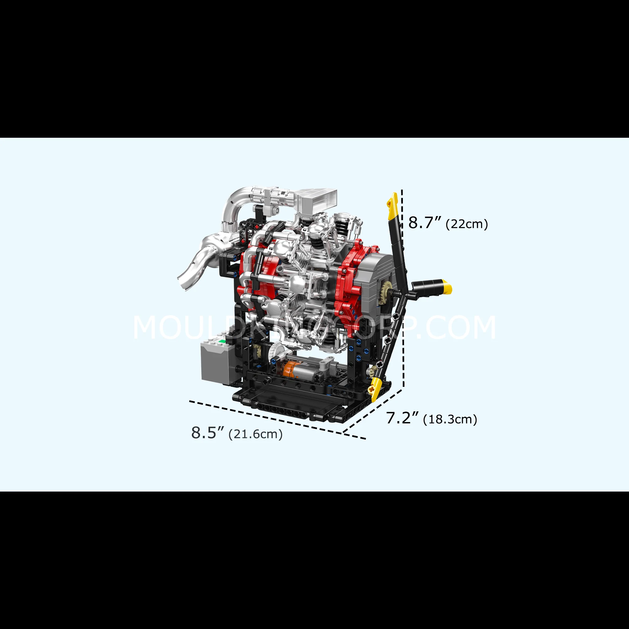 Mould King 10211 Radial Aviation Engine Building Kit | 1,147 Pcs - Image 6