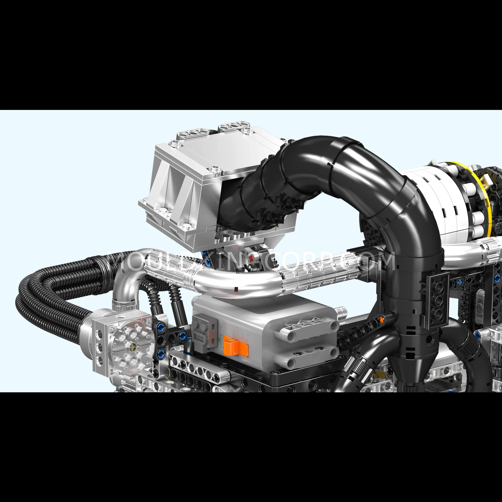 Mould King 10214 Motorized Wankel Rotary Engine with Gearbox Model Building Set | 2,177 Pcs - Image 3