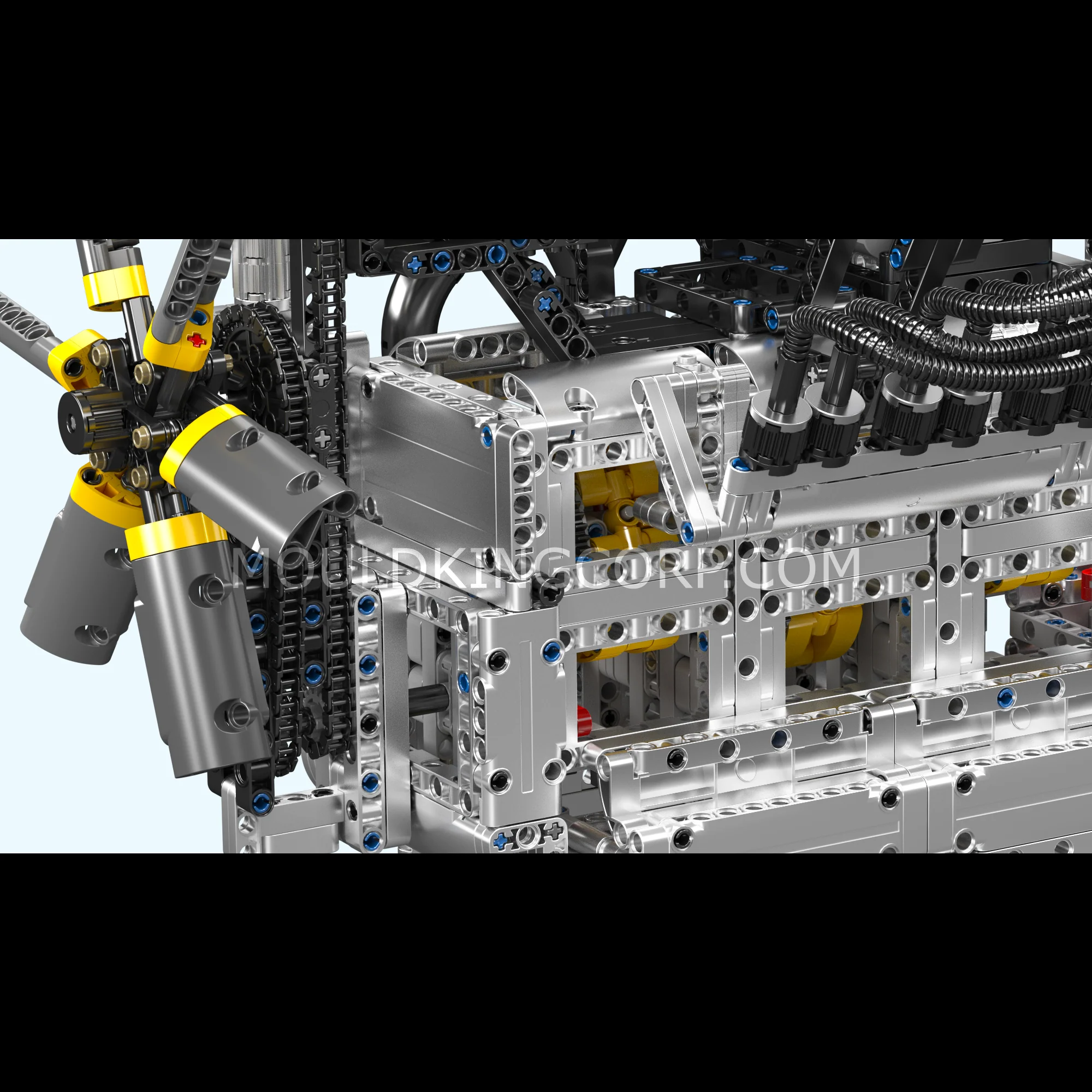 Mould King 10214 Motorized Wankel Rotary Engine with Gearbox Model Building Set | 2,177 Pcs - Image 5