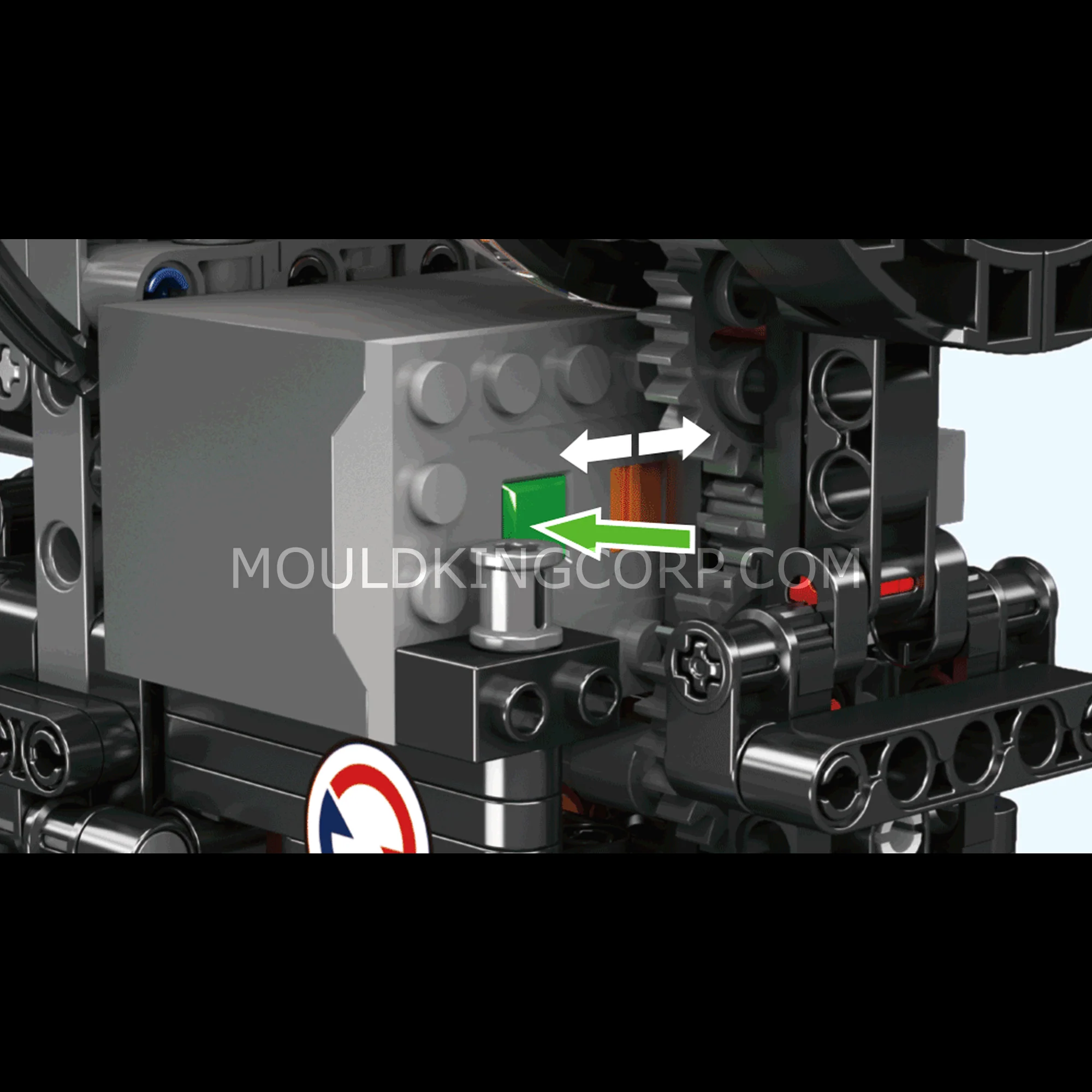 Mould King 10216 Turbojet Engine Mechanical Model Building Set | 1,214 Pcs - Image 4
