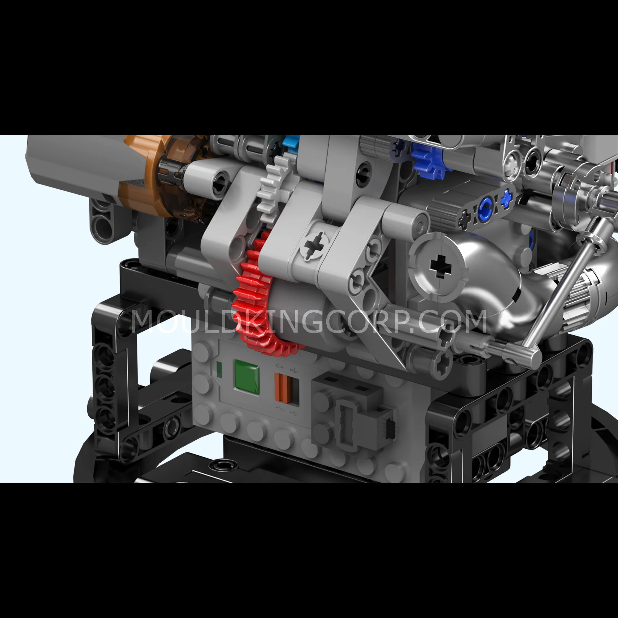Mould King 10234 Motorized VTEC Engine Model Building Set | 772 Pcs - Image 3