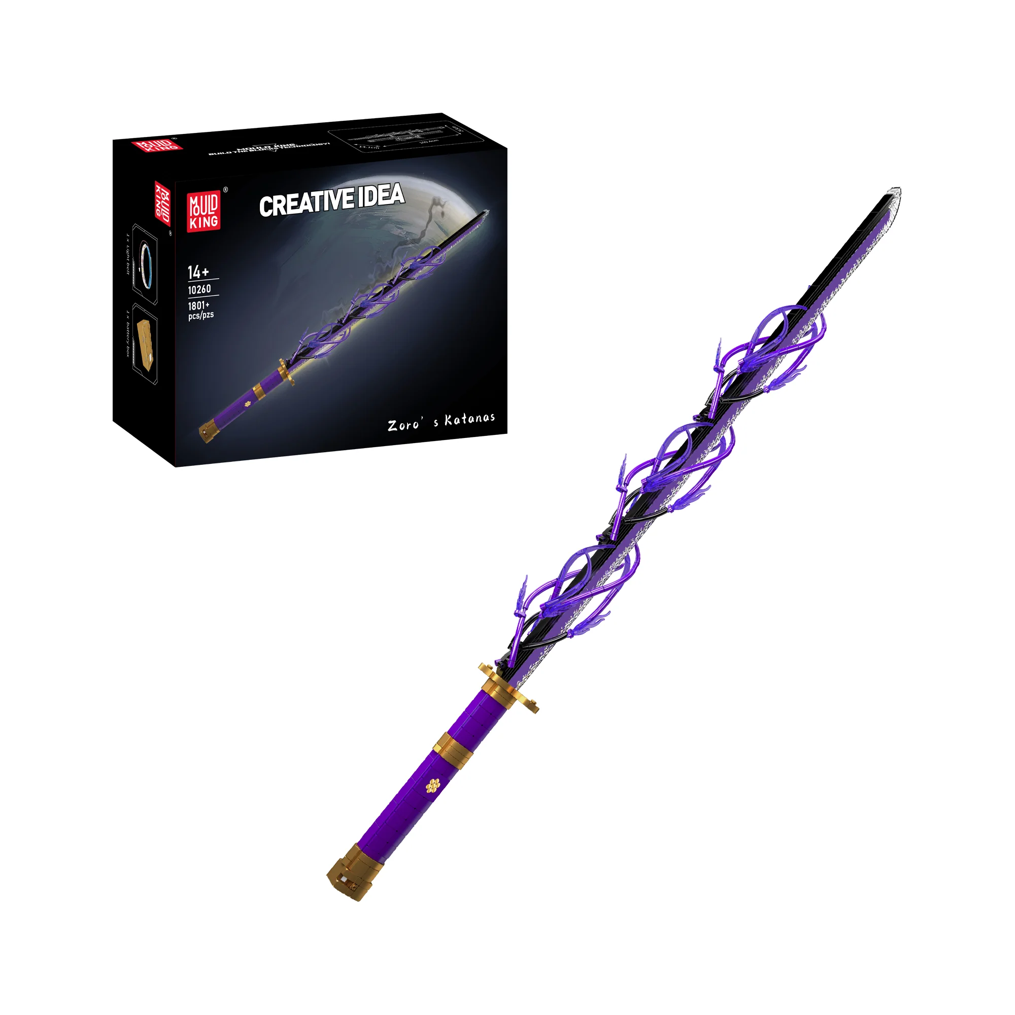 Mould King 10260 Enma Katana Model Building Set | 1,801 Pcs