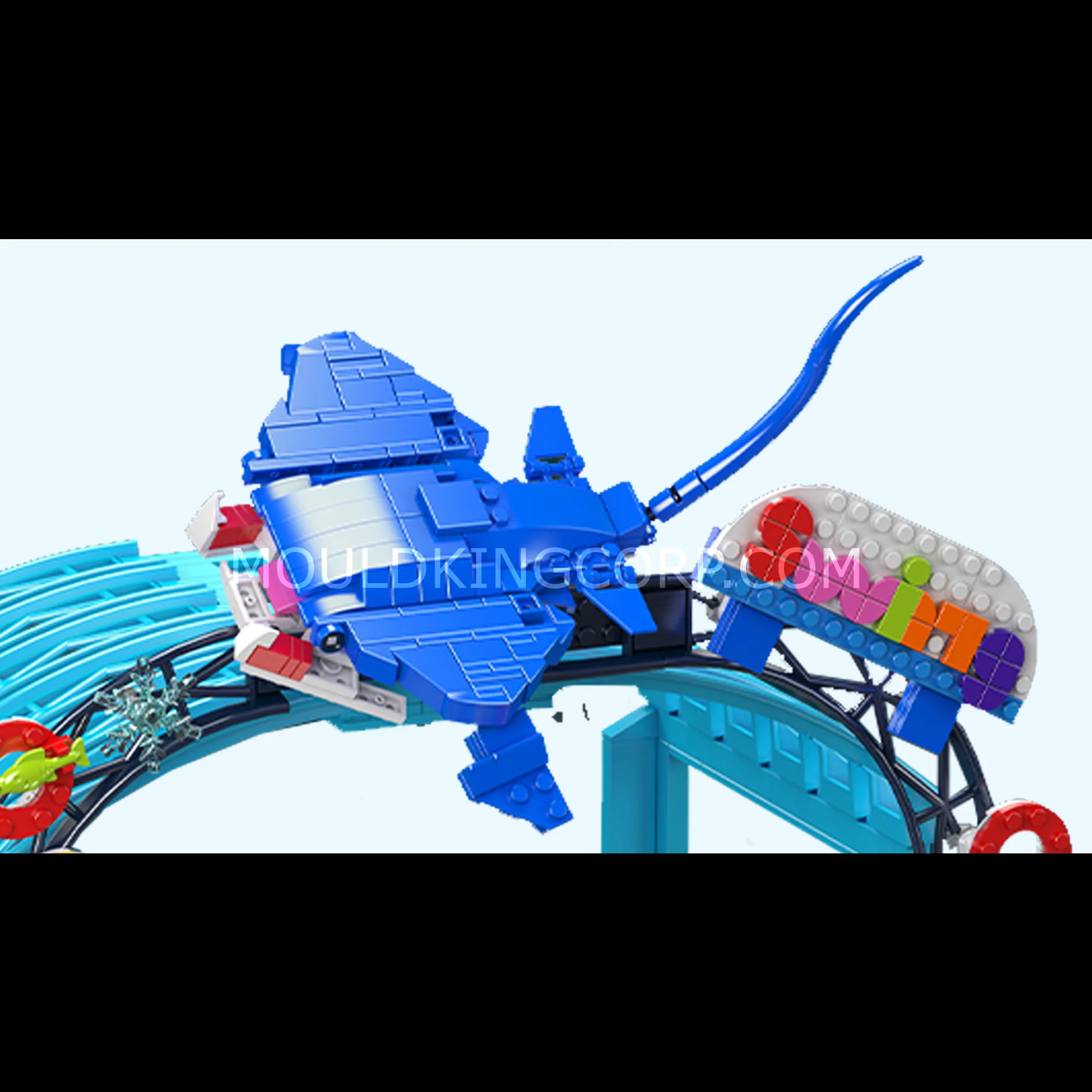 Mould King 11018 Electric Magnetic Bumper Cars Arena Building Set | 2,044 Pcs - Image 2