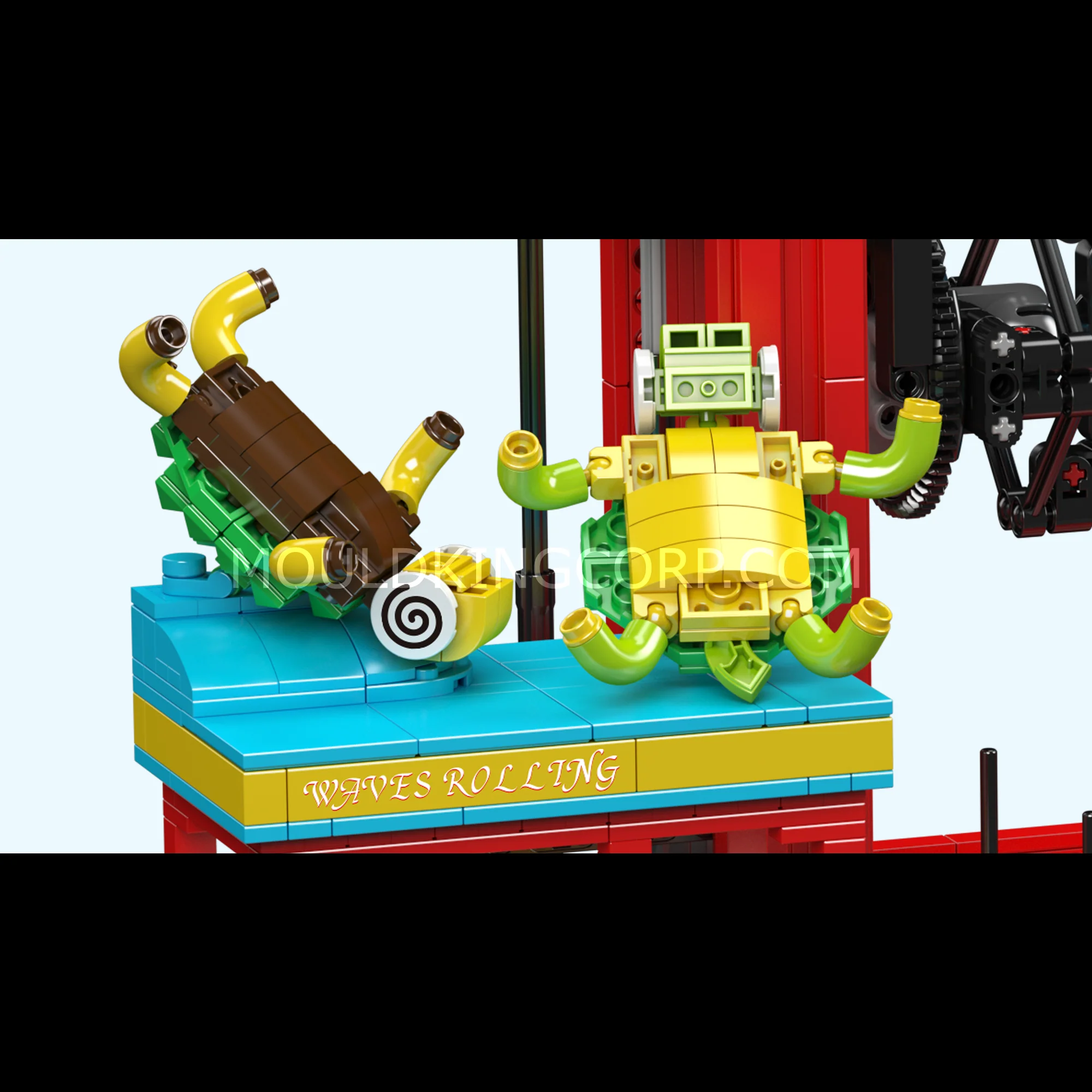 Mould King 11019 Electric Rolling Waves Ride Building Set | 2,118 Pcs - Image 2