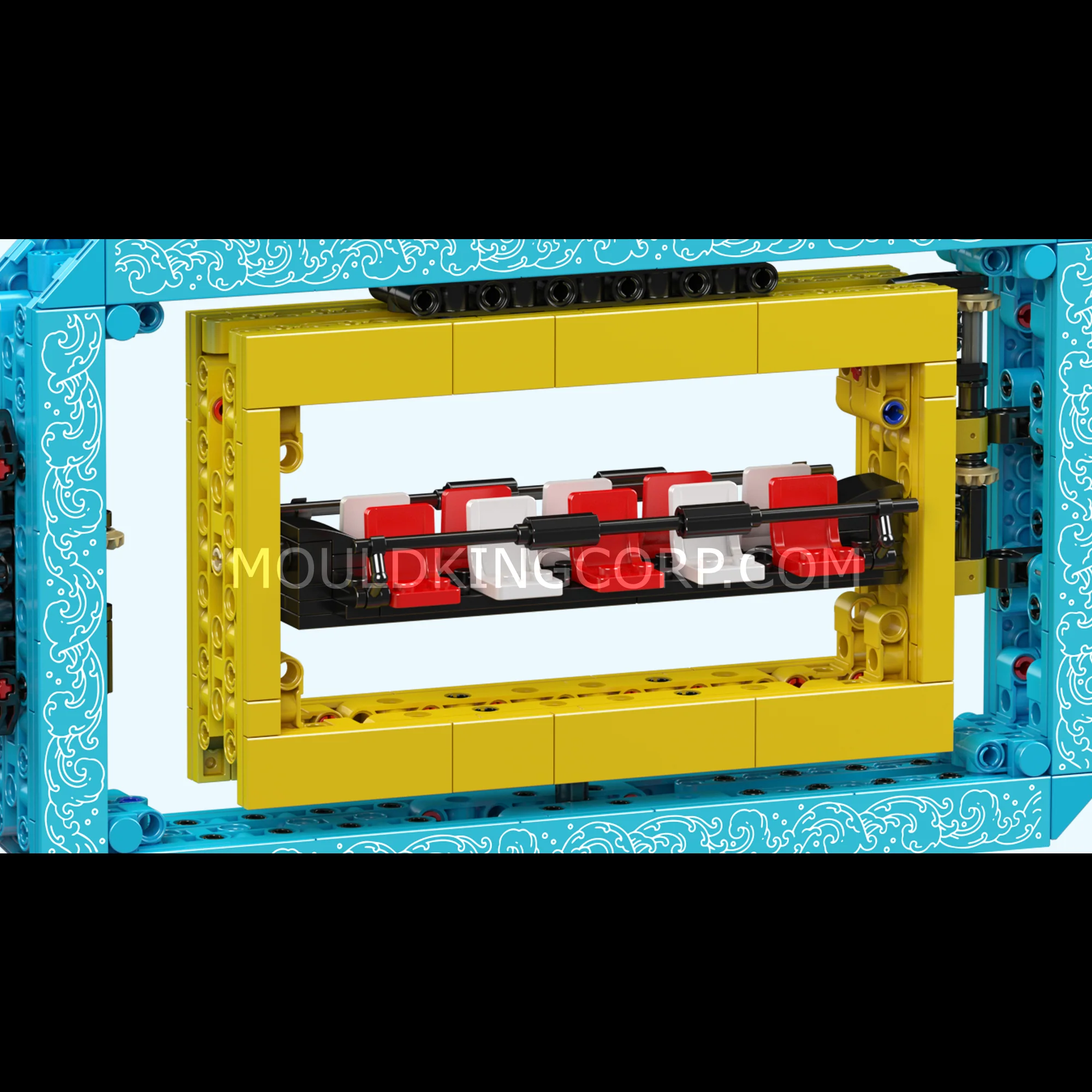 Mould King 11019 Electric Rolling Waves Ride Building Set | 2,118 Pcs - Image 3