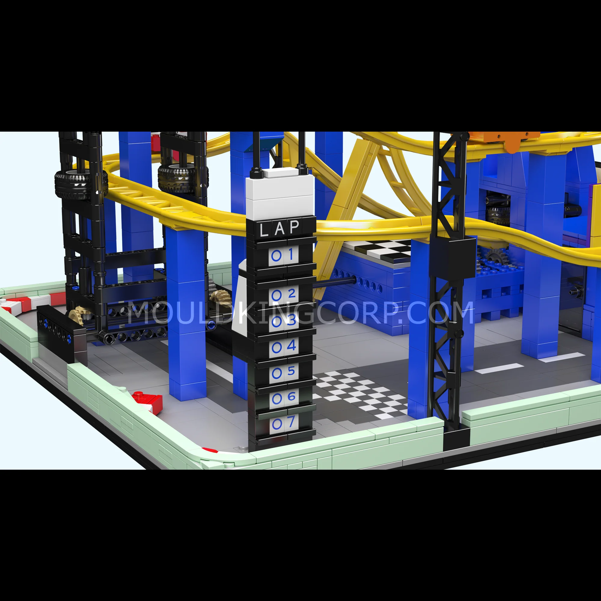 Mould King 11020 Whirlwind Coaster Building Set | 1,707 Pcs - Image 3