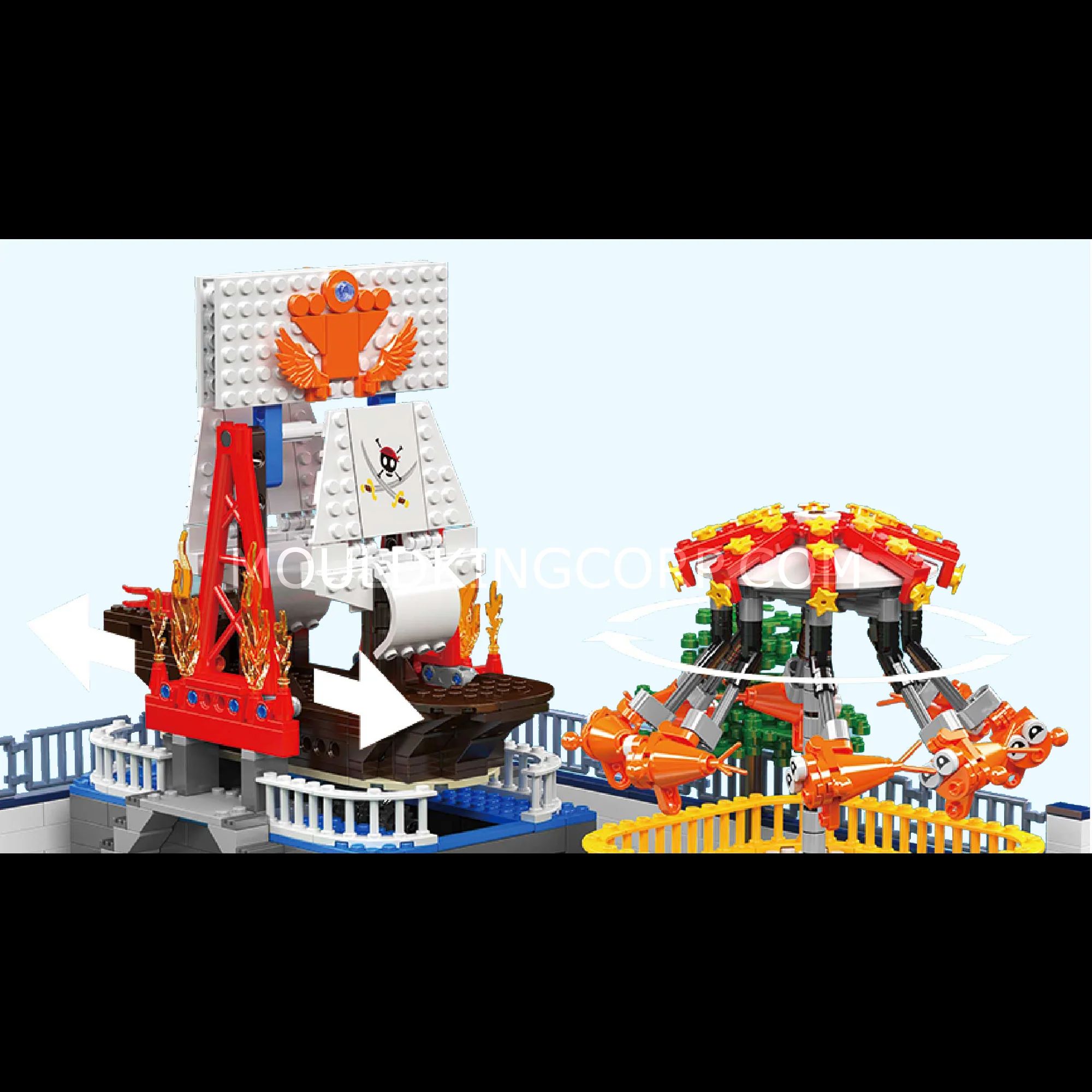 Mould King 11022 Large Amusement Park Building Set | 5,220 Pcs - Image 2