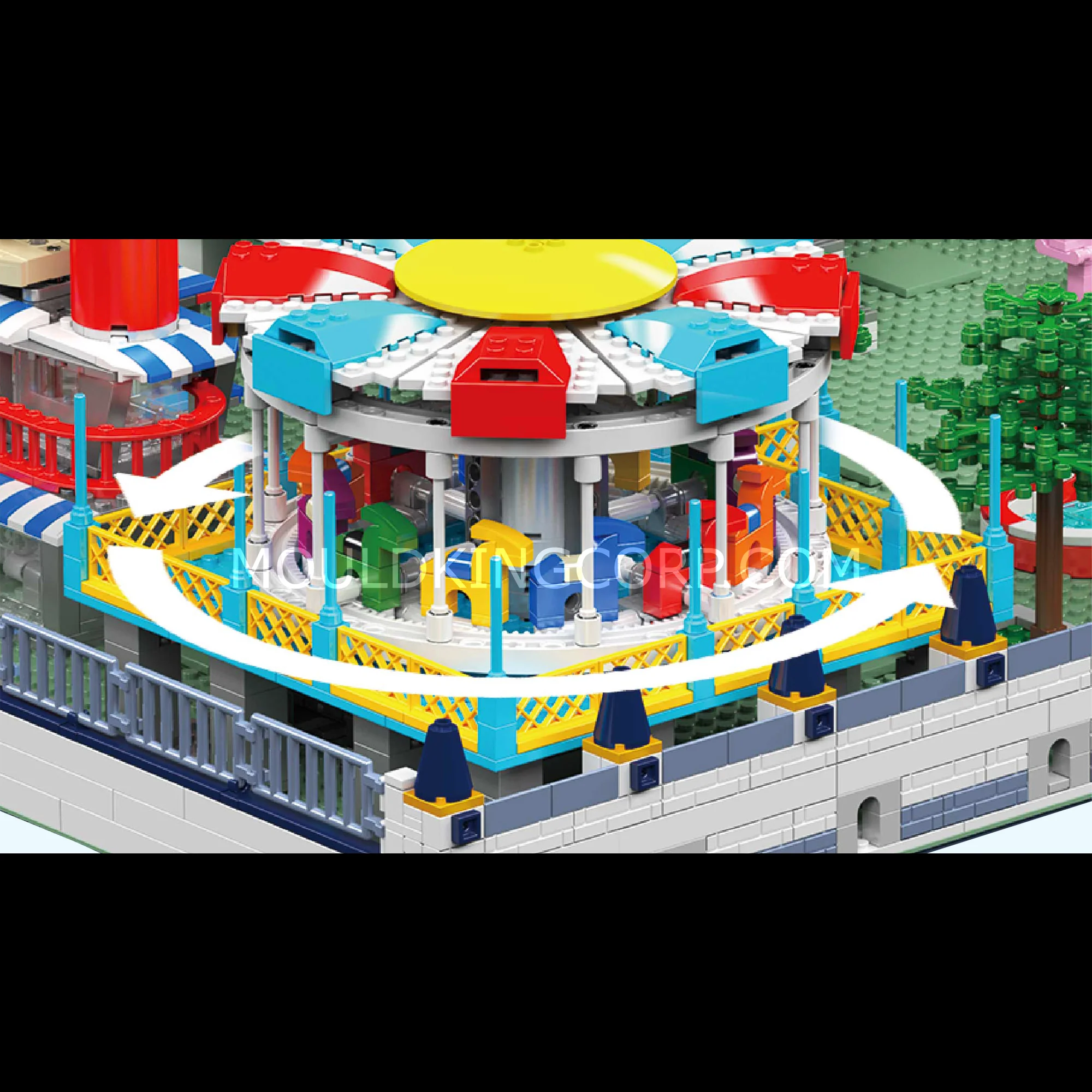 Mould King 11022 Large Amusement Park Building Set | 5,220 Pcs - Image 5