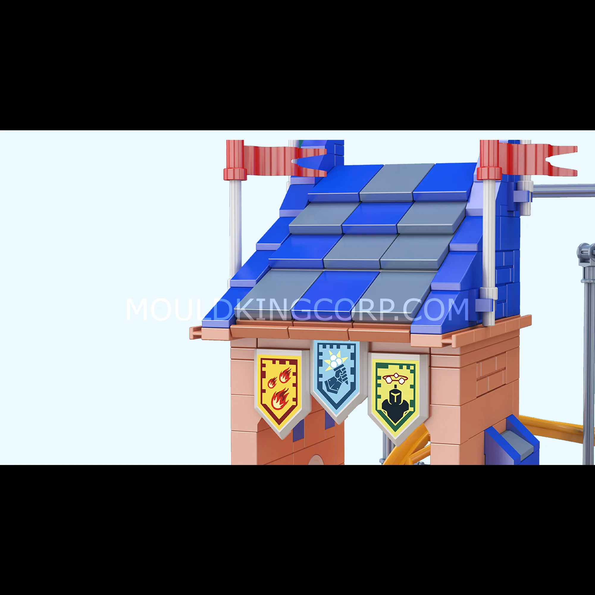 Mould King 11023 Castle Roller Coaster Building Set | 2,584 Pcs - Image 3