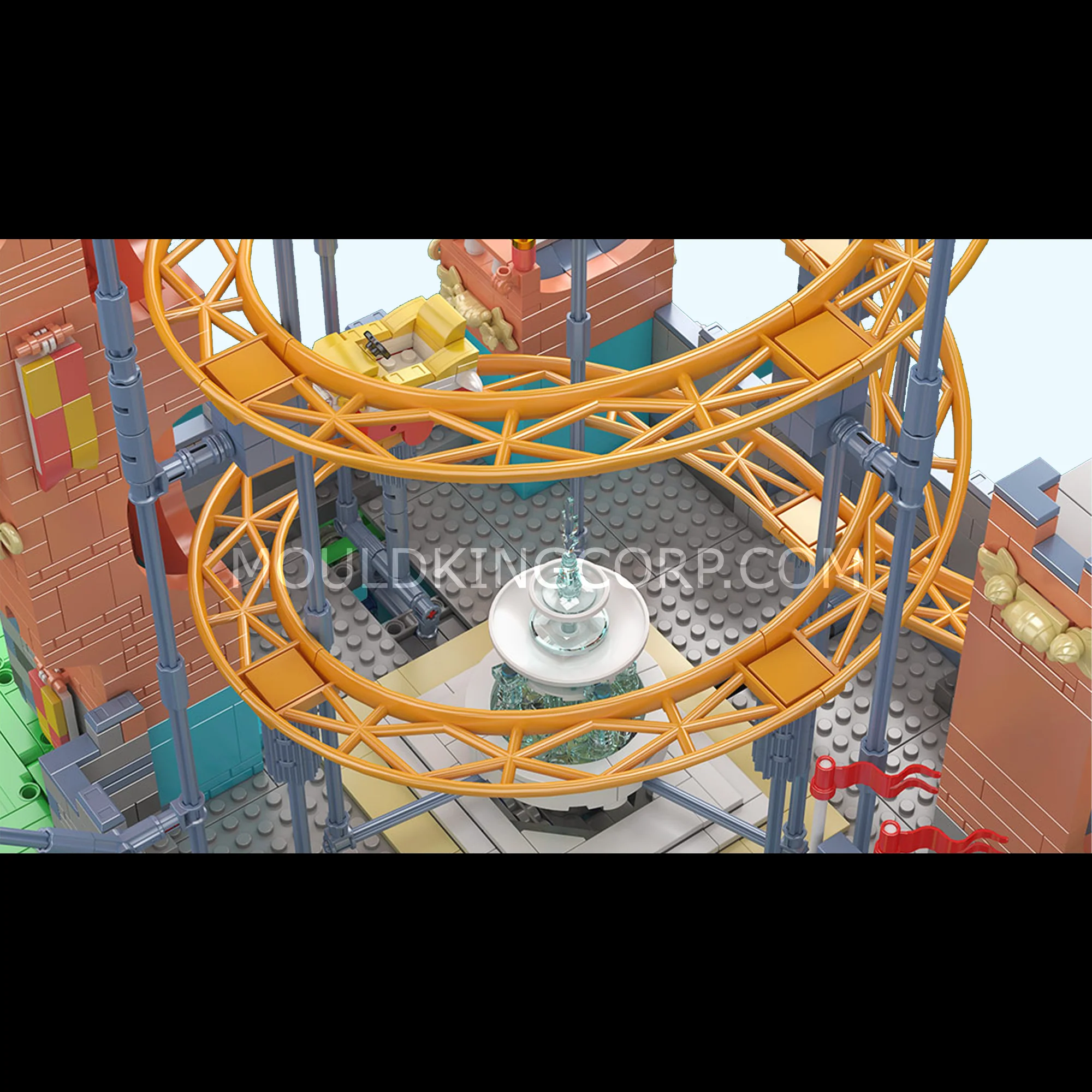 Mould King 11023 Castle Roller Coaster Building Set | 2,584 Pcs - Image 4