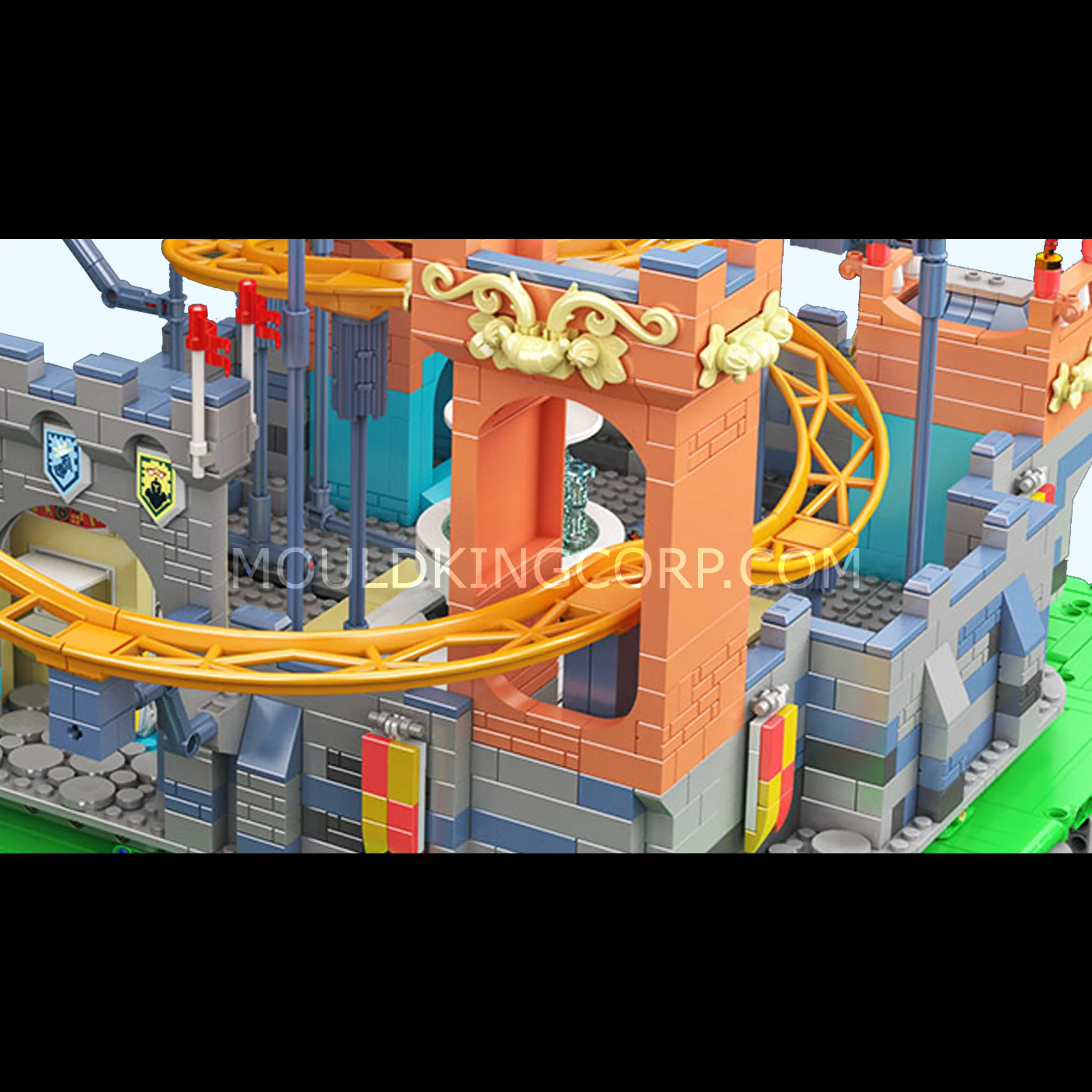 Mould King 11023 Castle Roller Coaster Building Set | 2,584 Pcs - Image 5