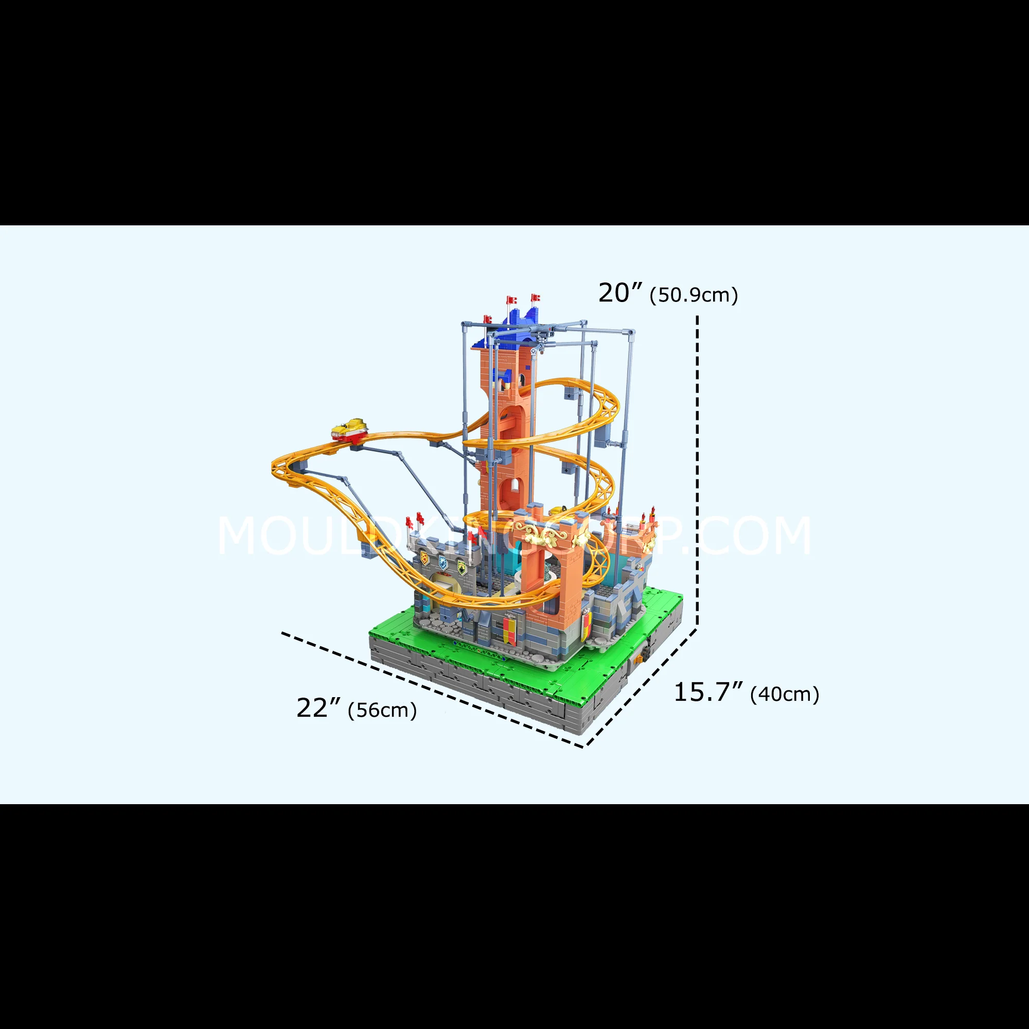 Mould King 11023 Castle Roller Coaster Building Set | 2,584 Pcs - Image 6